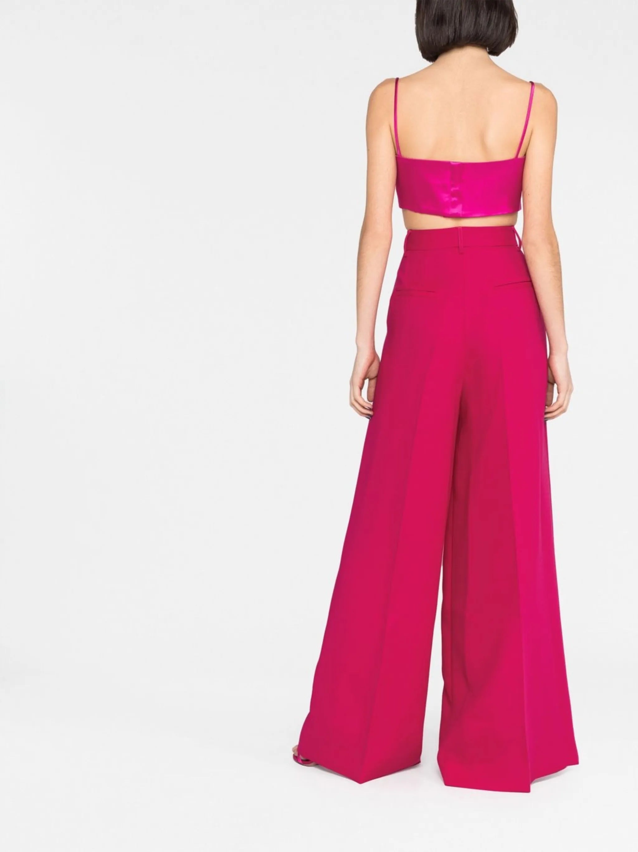 Ultra-wide high-waist trousers