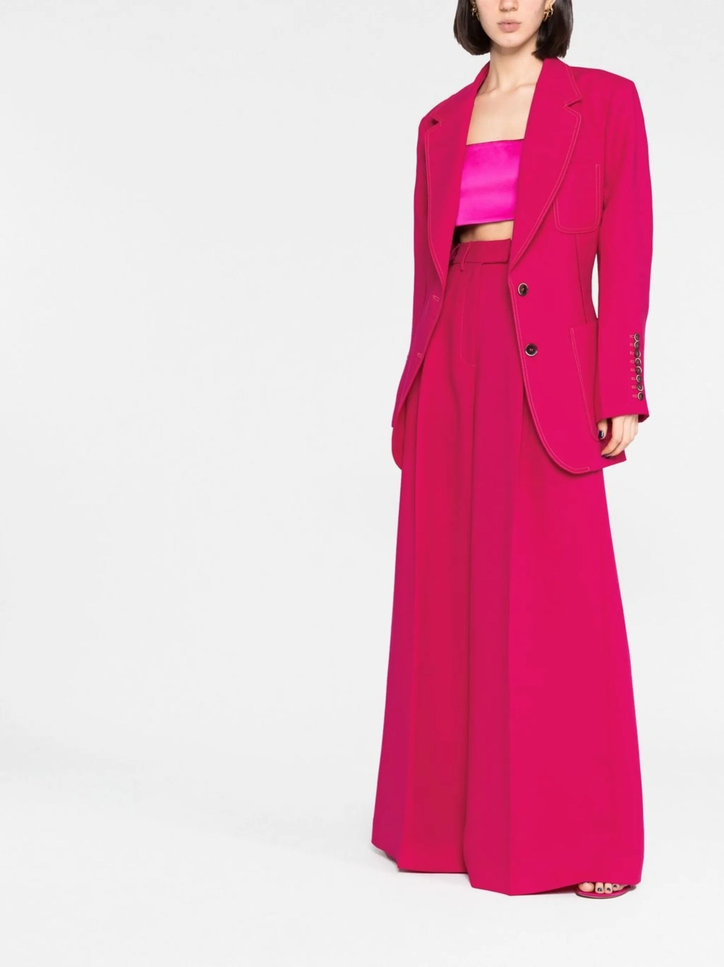 Ultra-wide high-waist trousers