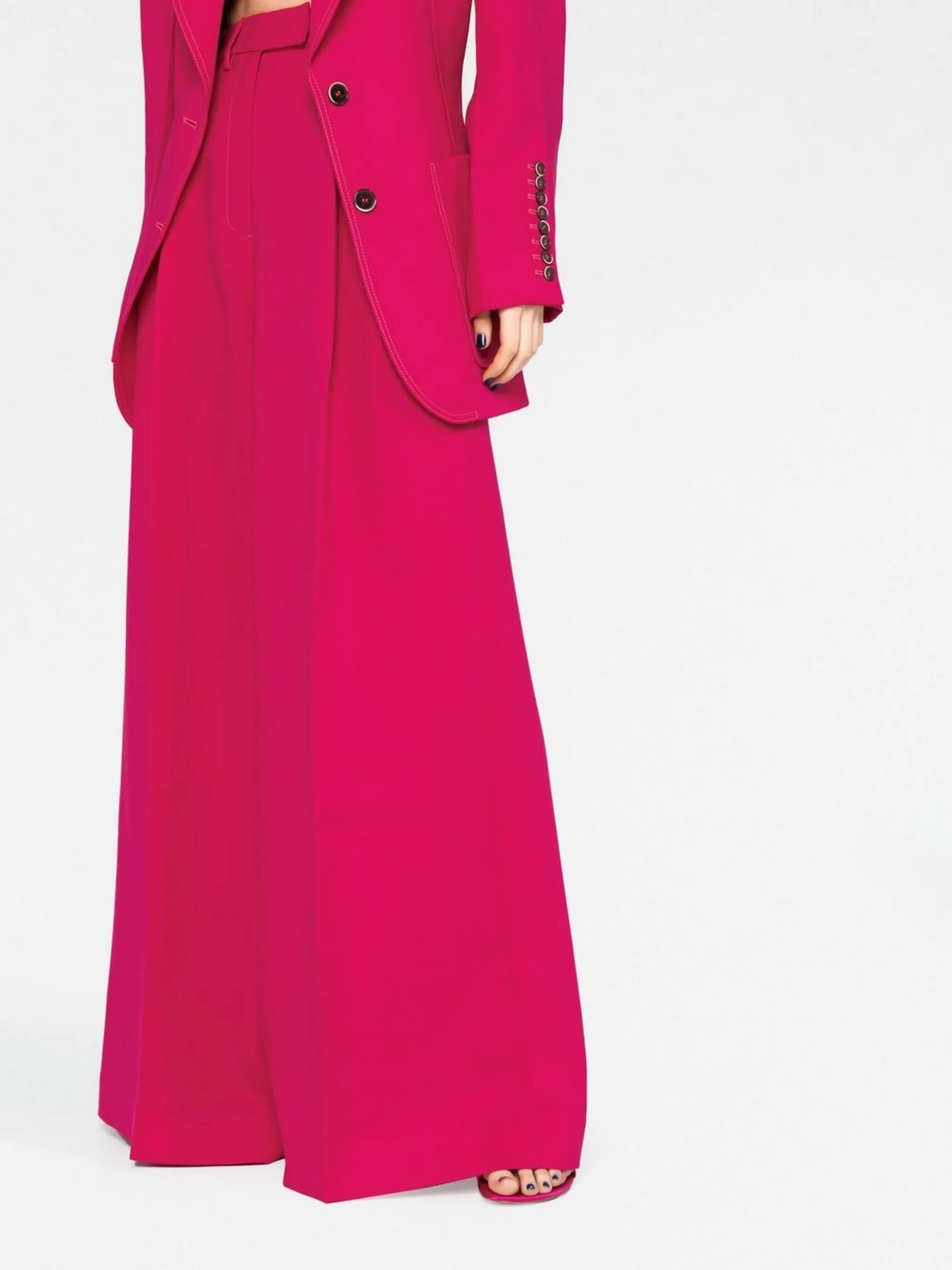 Ultra-wide high-waist trousers