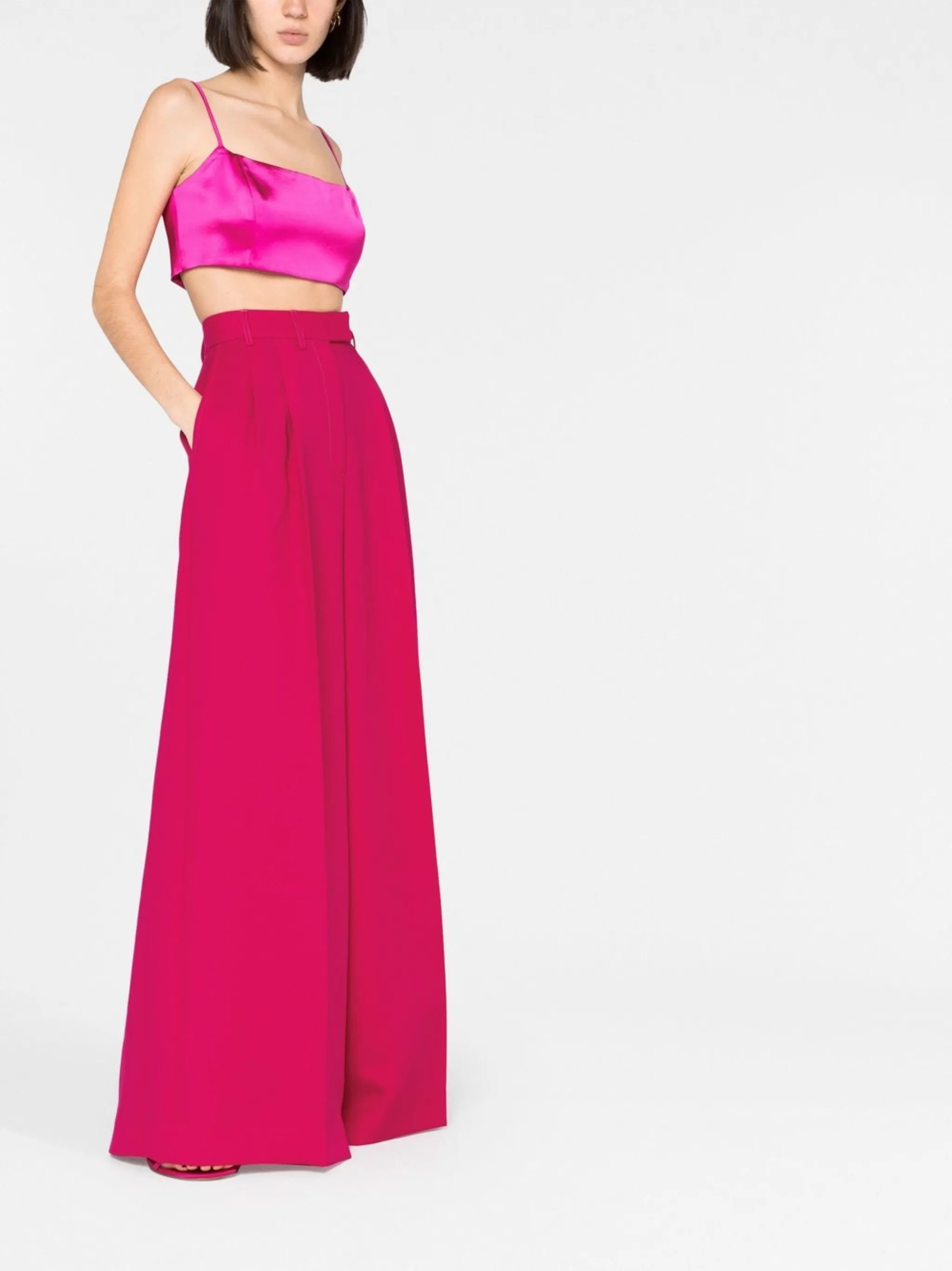 Ultra-wide high-waist trousers