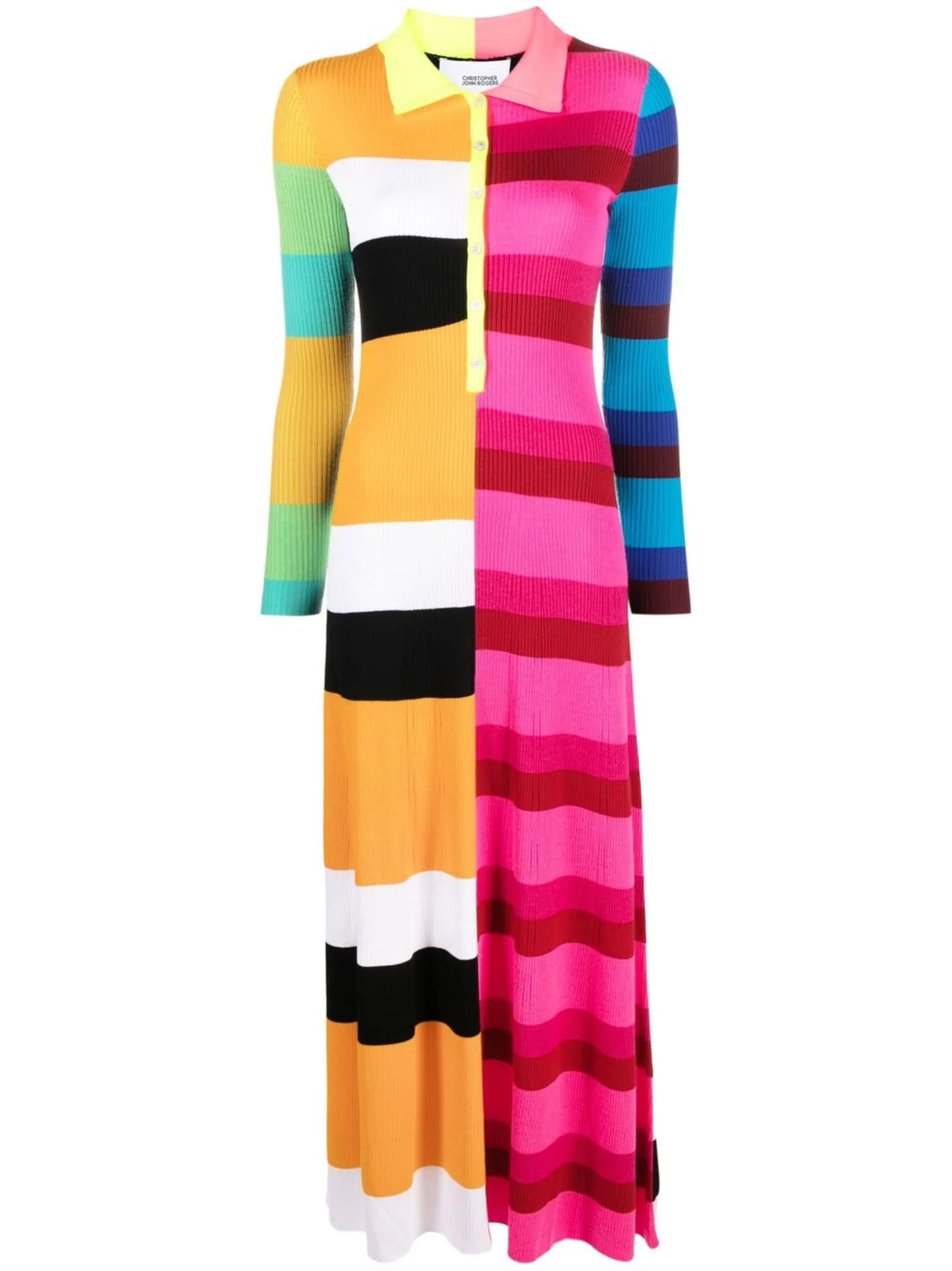 striped polo dress