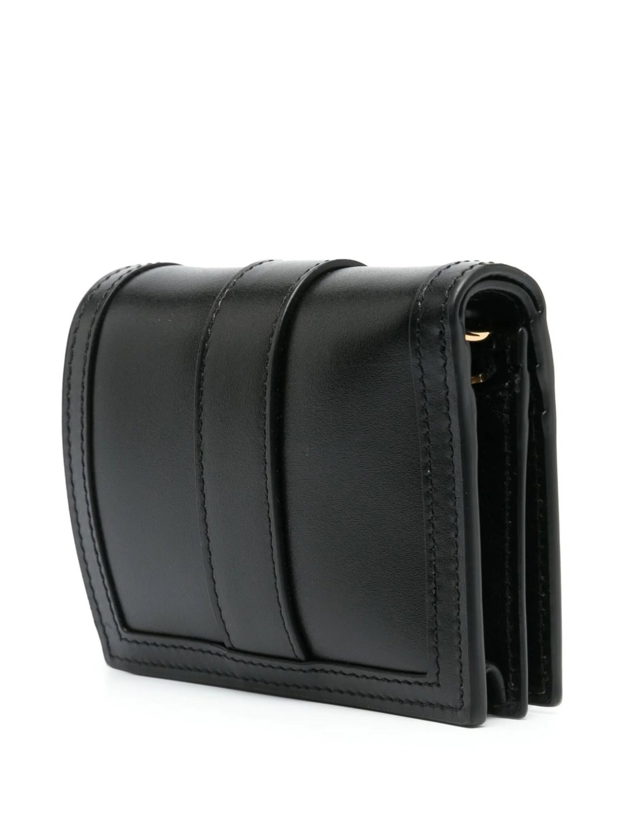 Greca-plaque detail crossbody bag