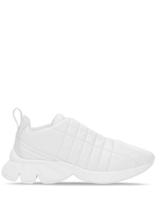 quilted leather sneakers