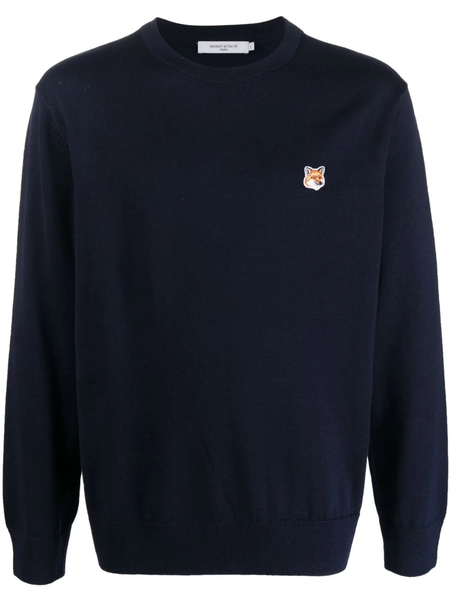 fox head wool jumper