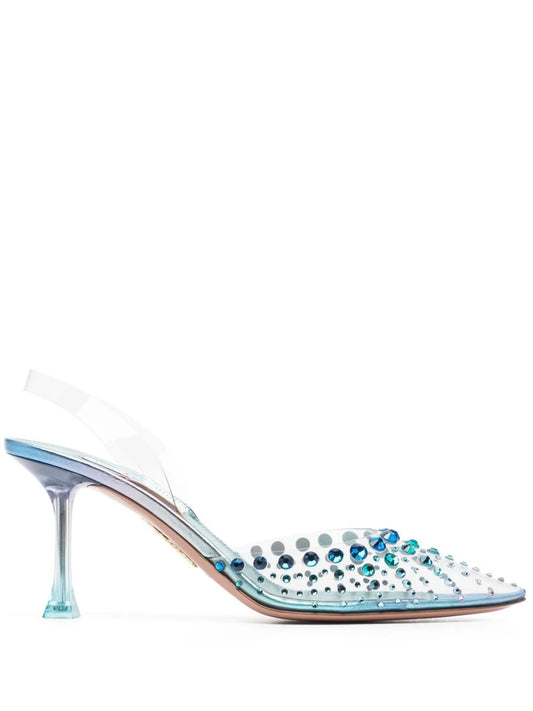 Starburst 75mm slingback pumps