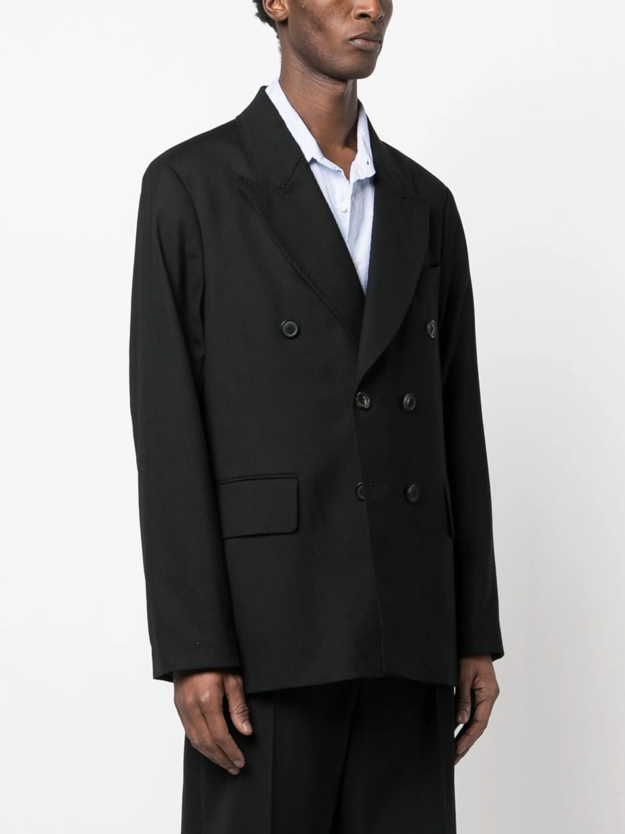 double-breasted blazer