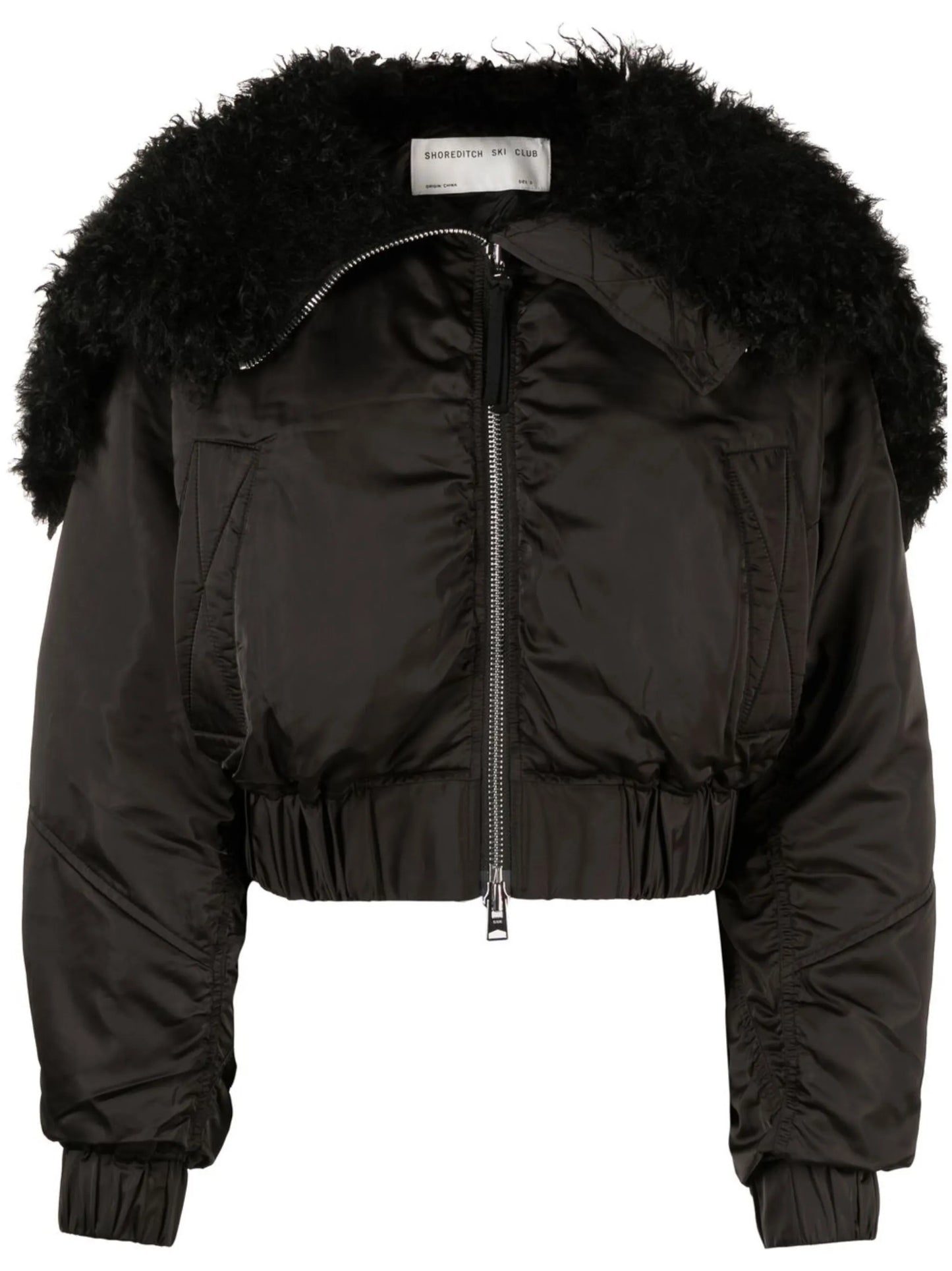 Amara shearling bomber jacket