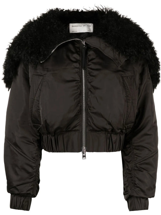 Amara shearling bomber jacket
