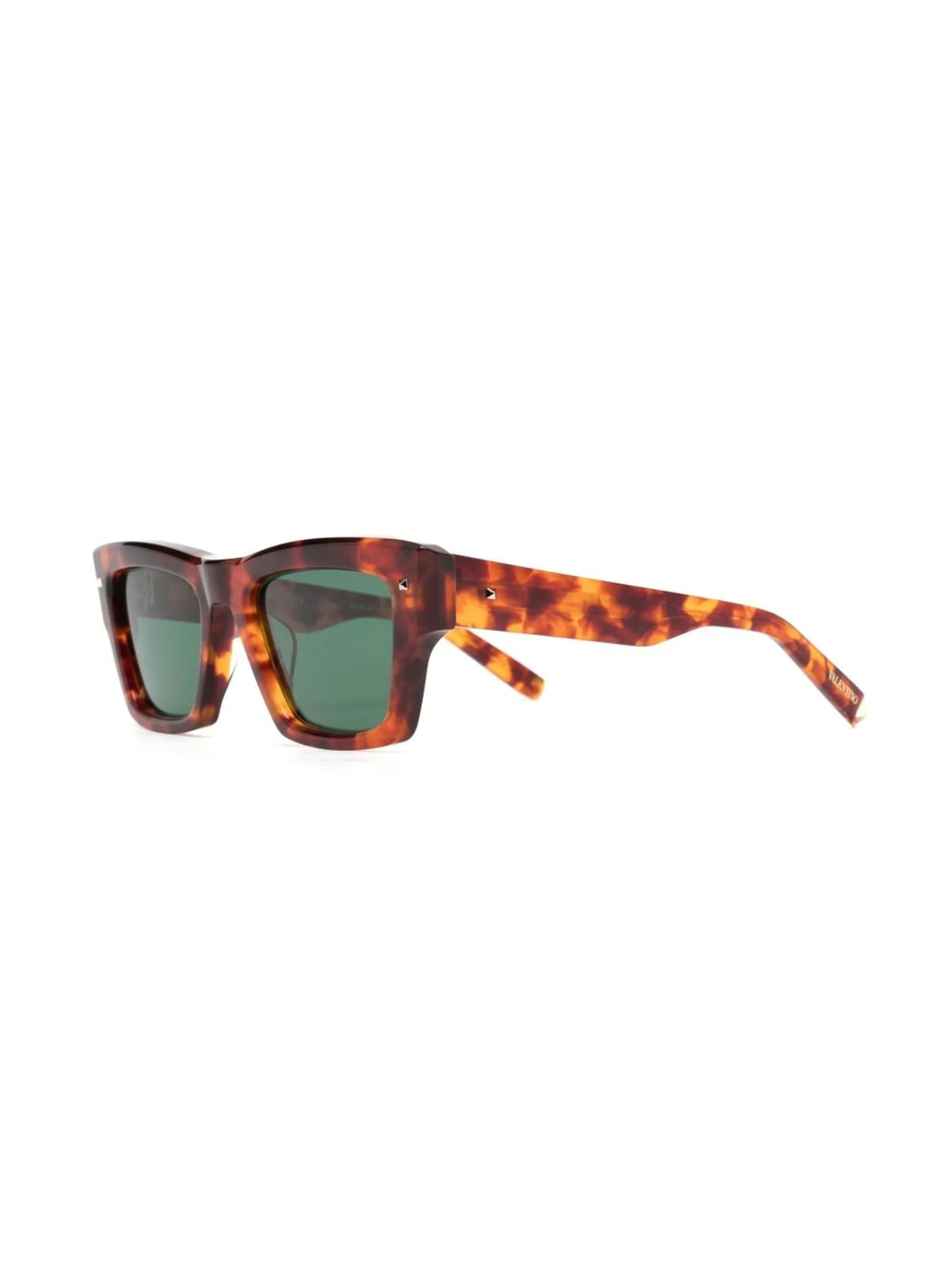 Rockstud square-frame sunglasses