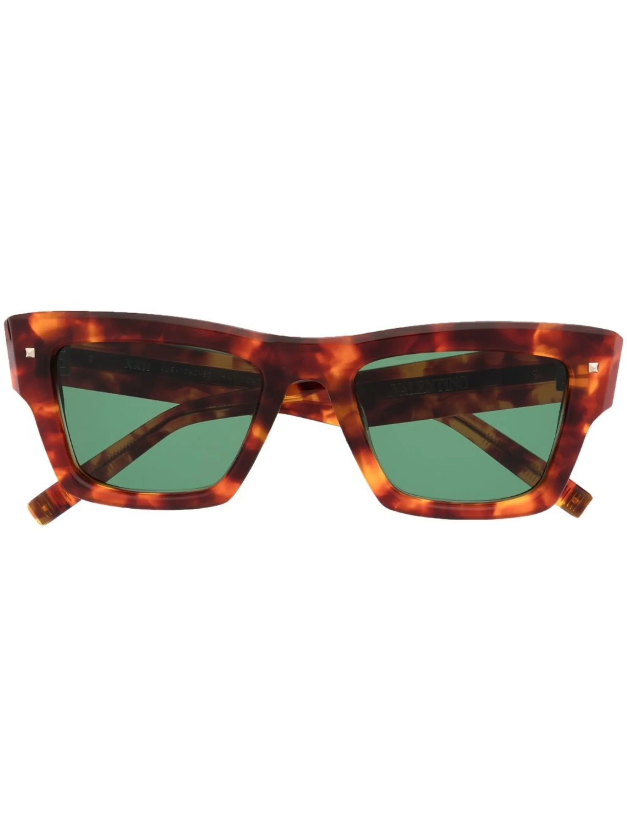 Rockstud square-frame sunglasses