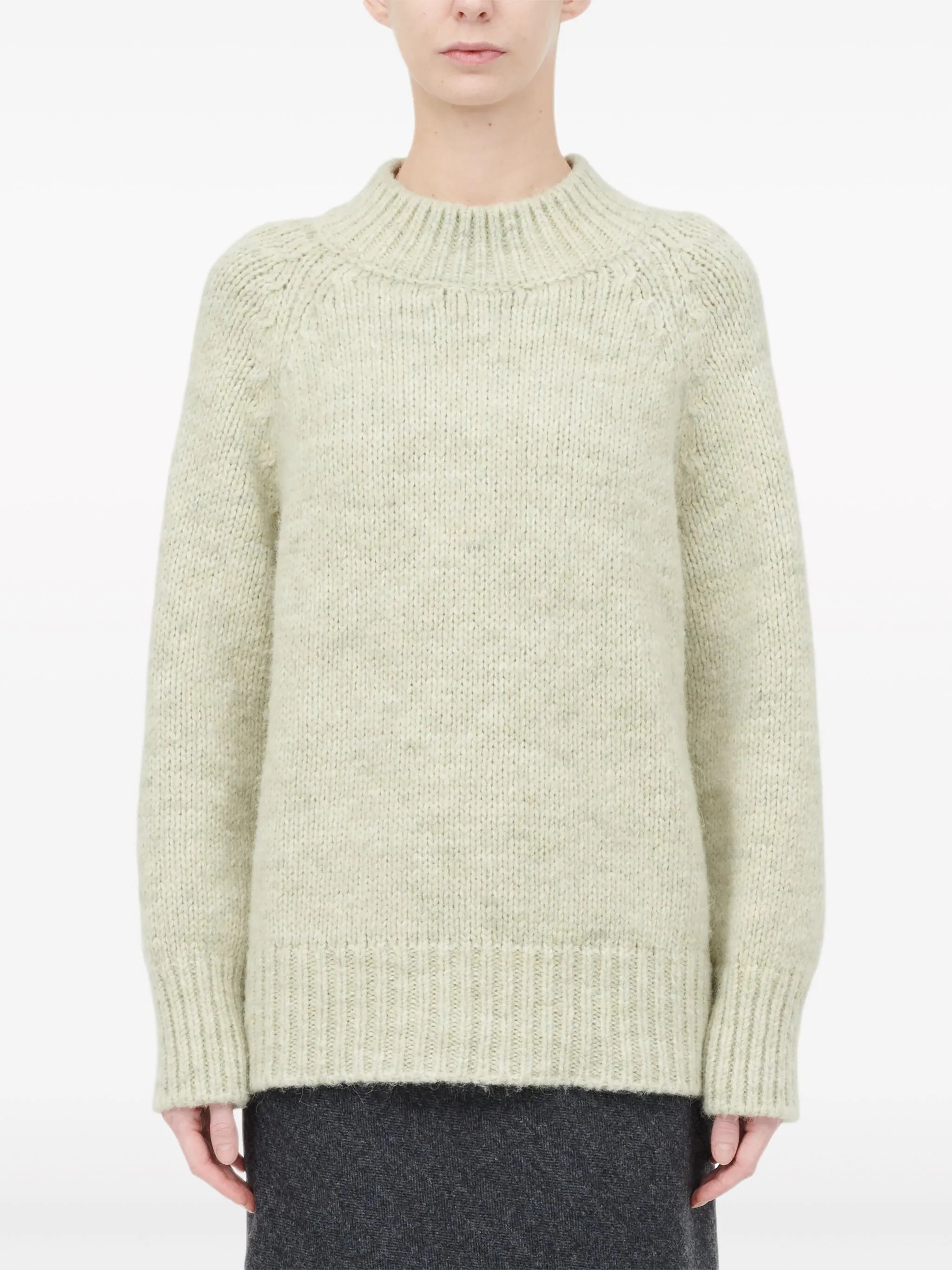 Botanical Dye crew-neck jumper