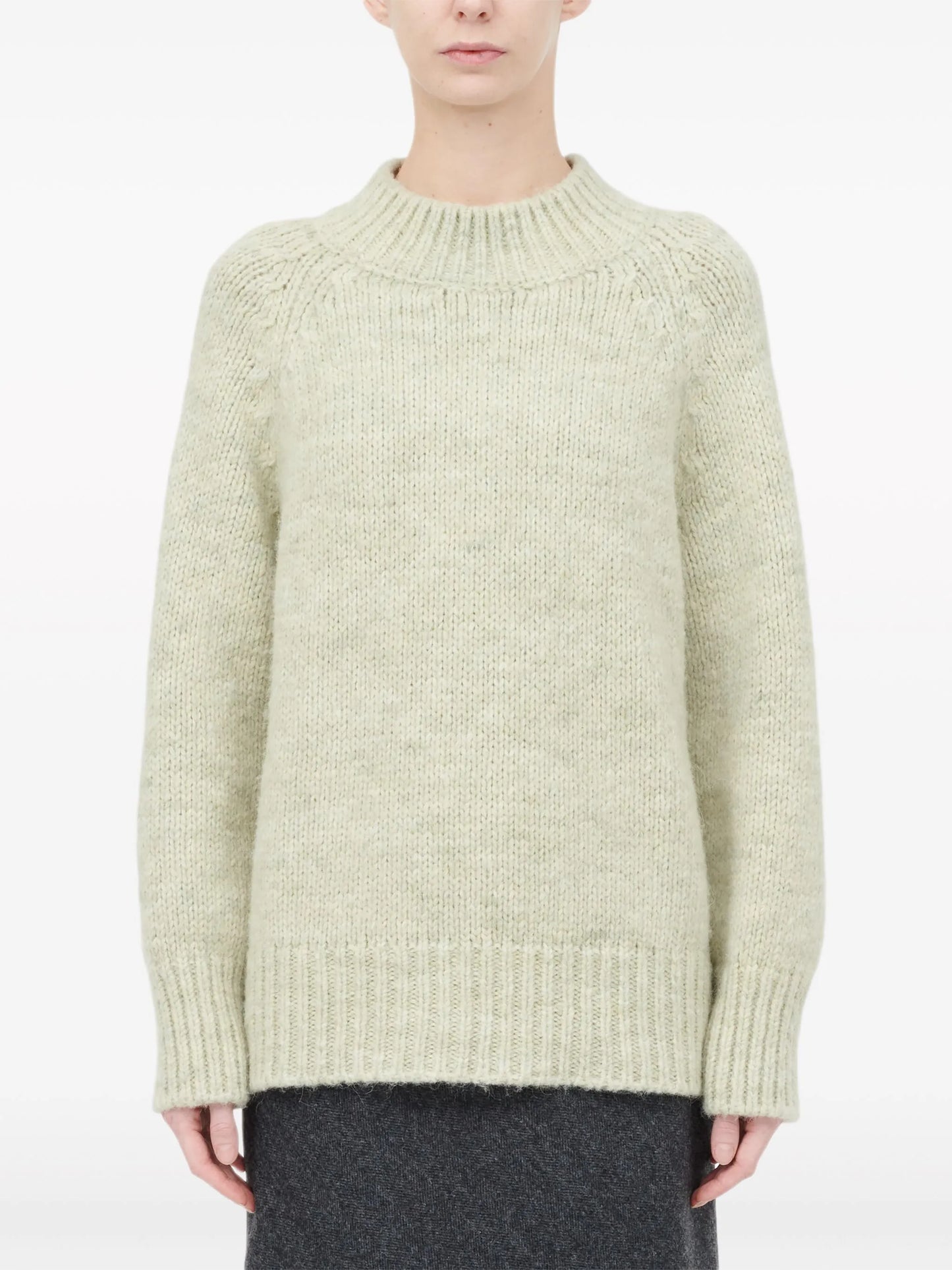 Botanical Dye crew-neck jumper