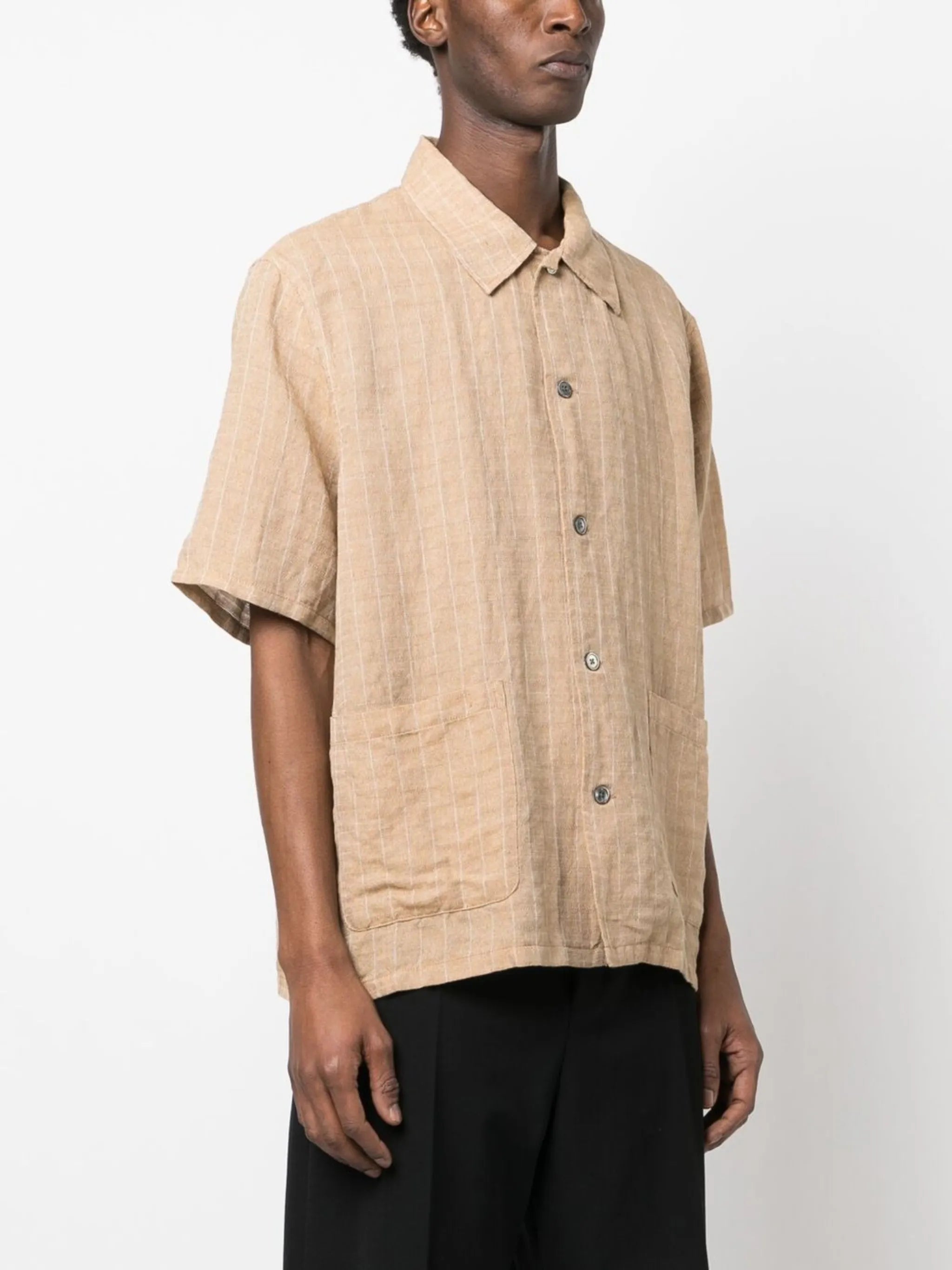 Elder checked short-sleeve shirt