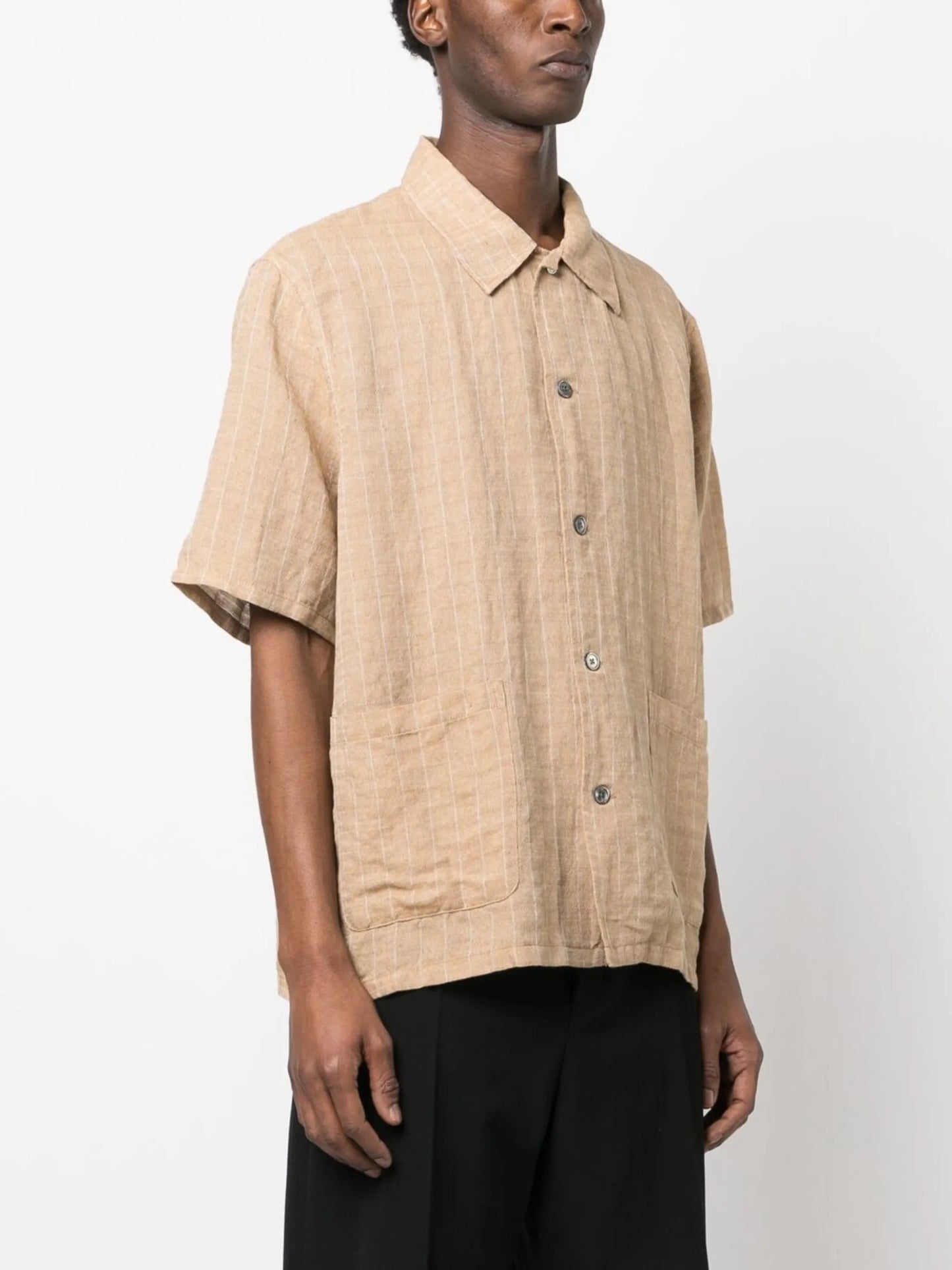 Elder checked short-sleeve shirt