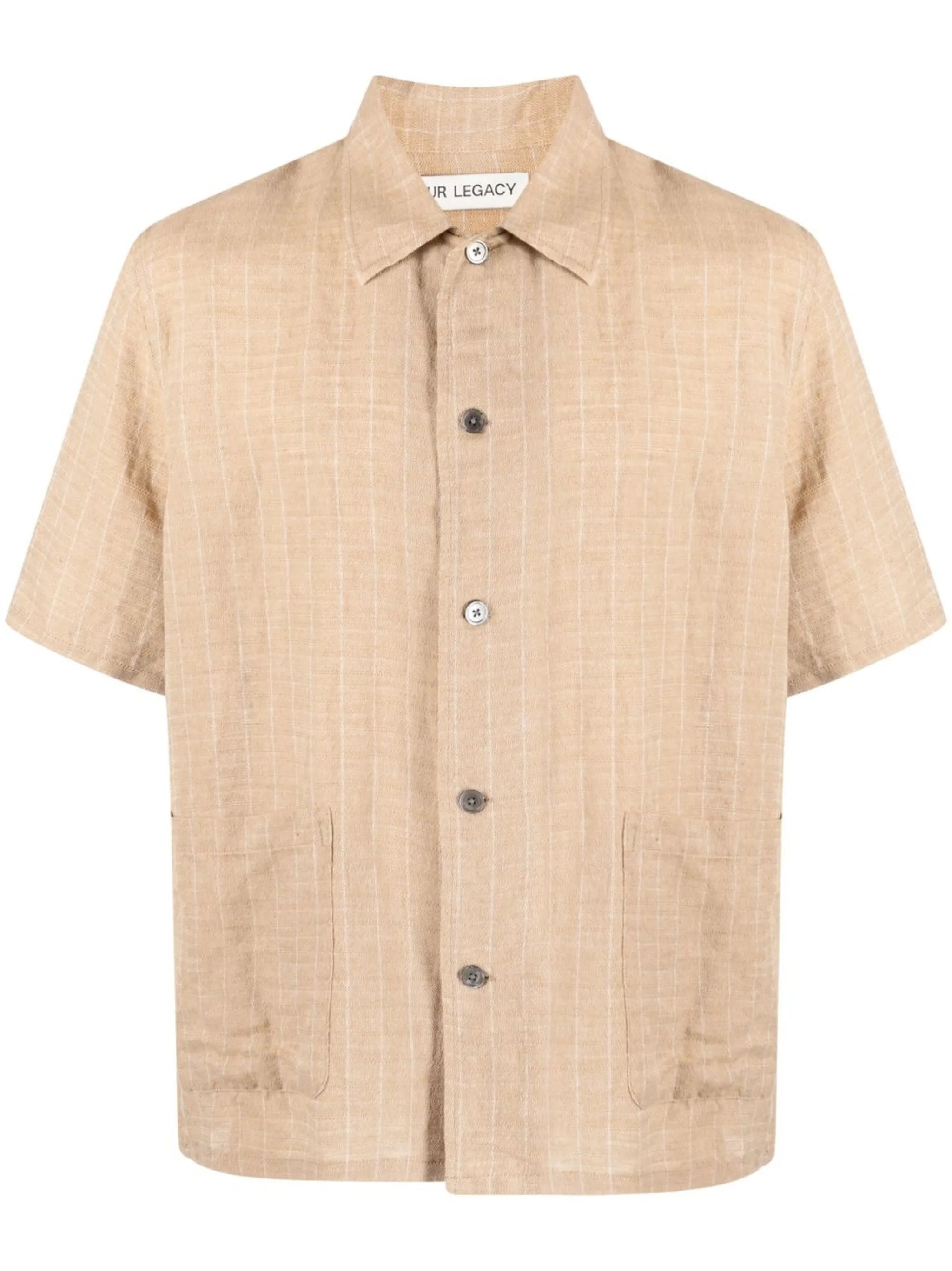 Elder checked short-sleeve shirt
