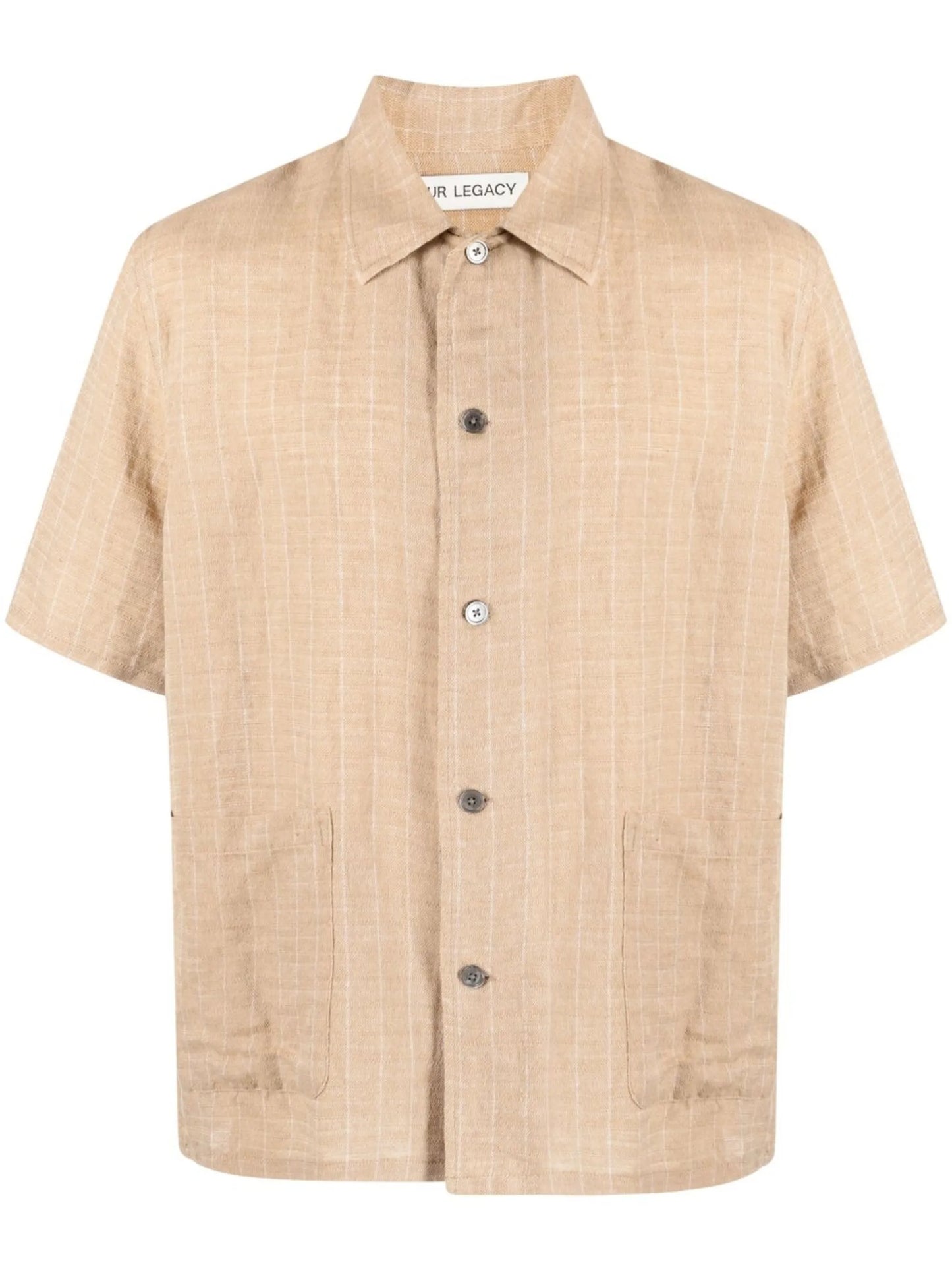 Elder checked short-sleeve shirt