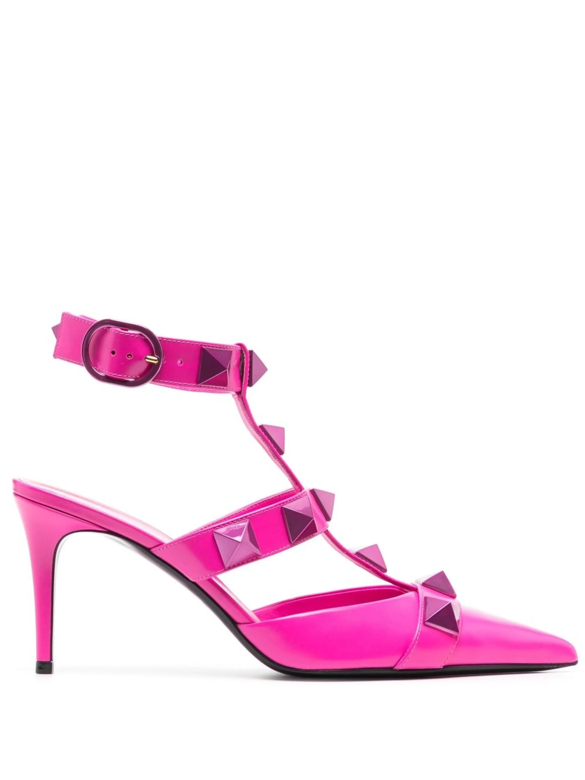Roman Stud 85mm pointed-toe pumps