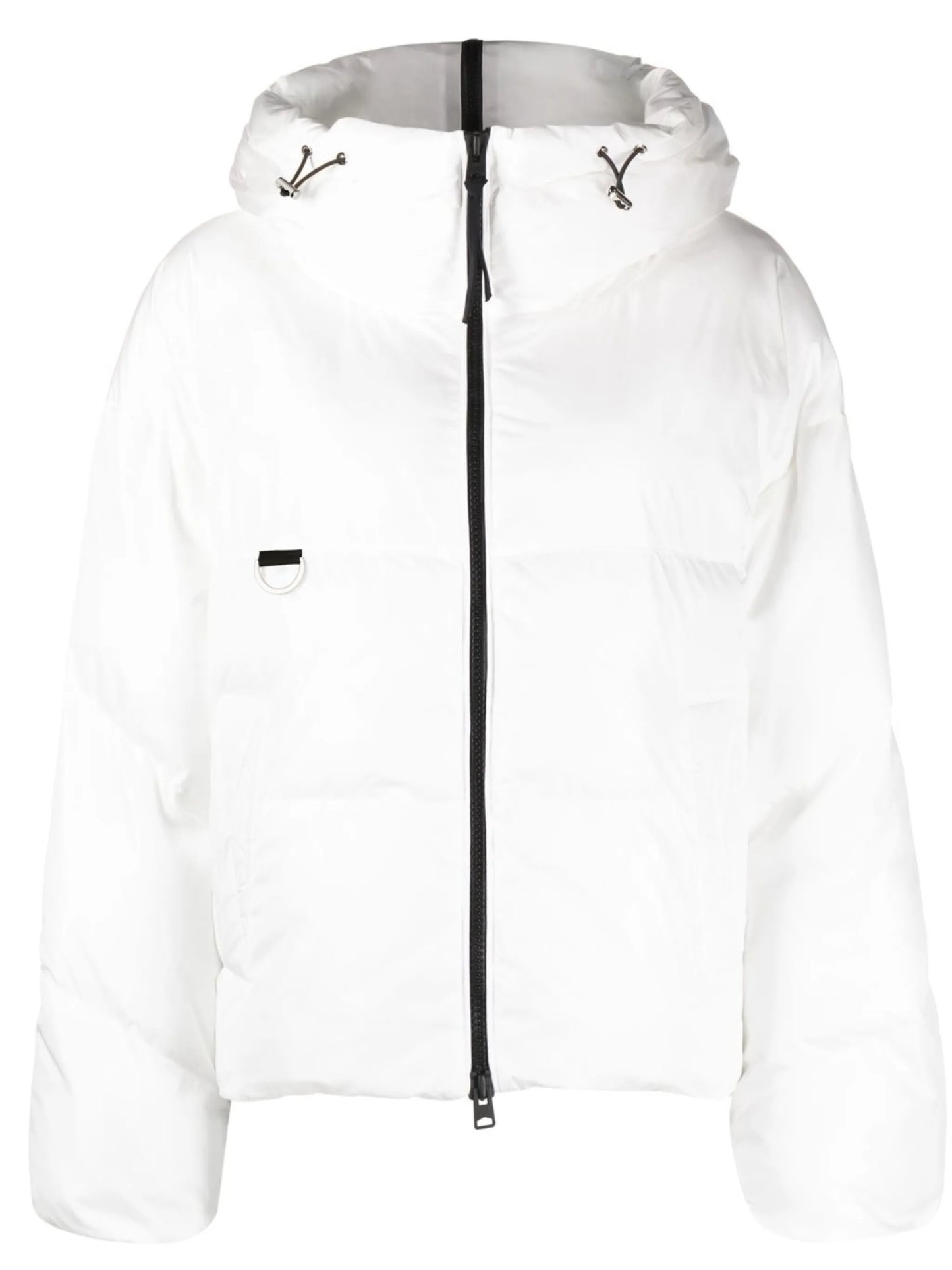zip-fastening padded jacket