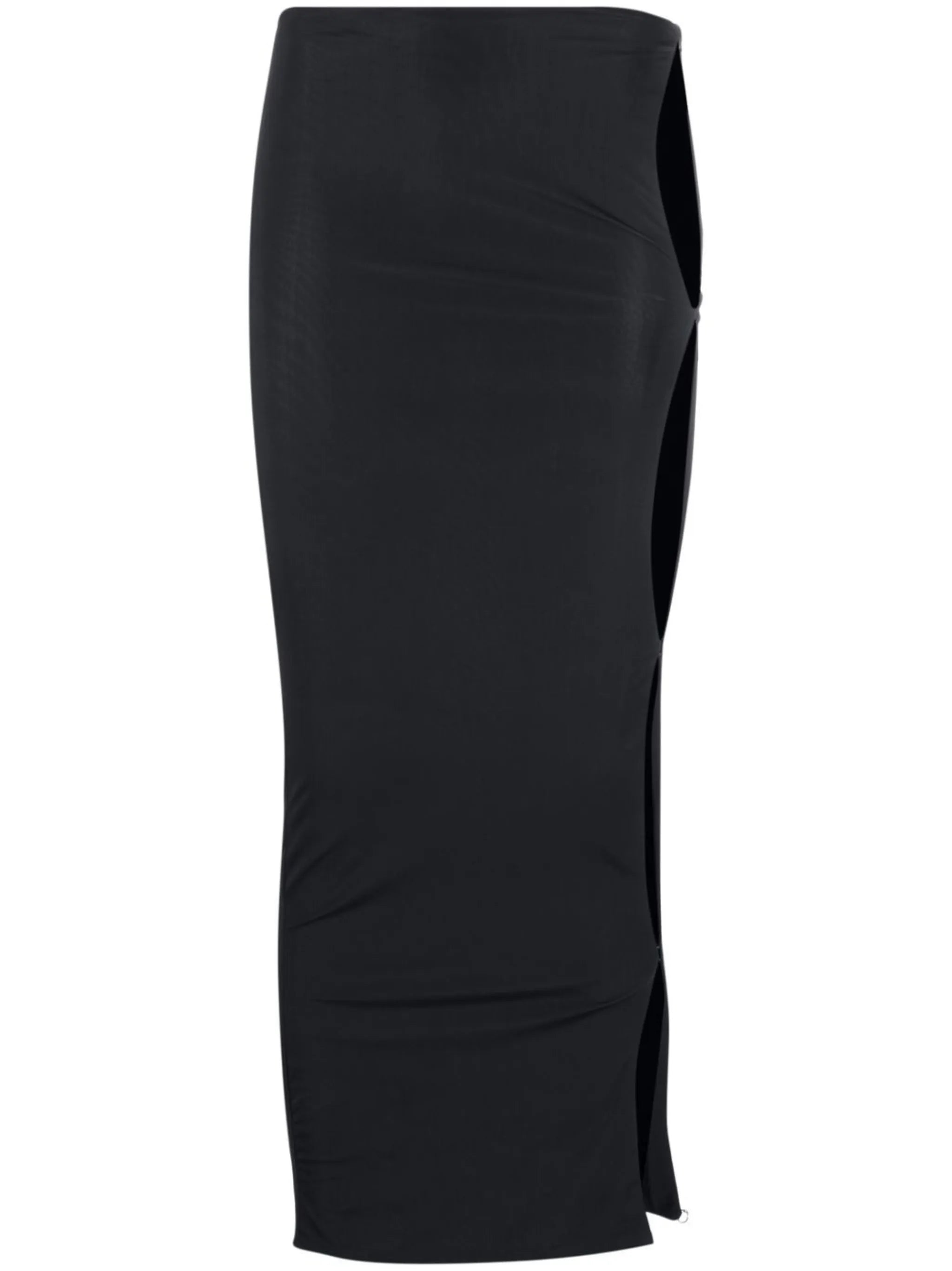 high-waisted cut-out skirt