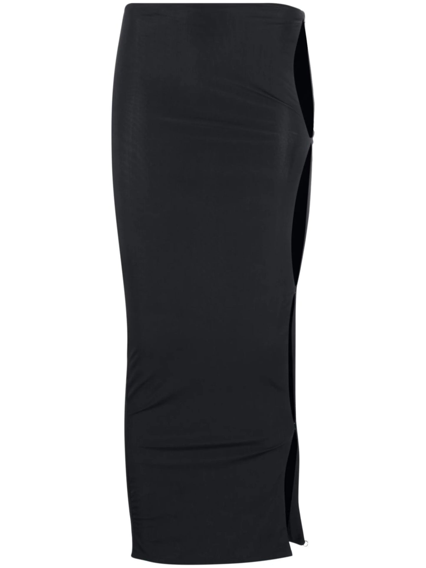 high-waisted cut-out skirt