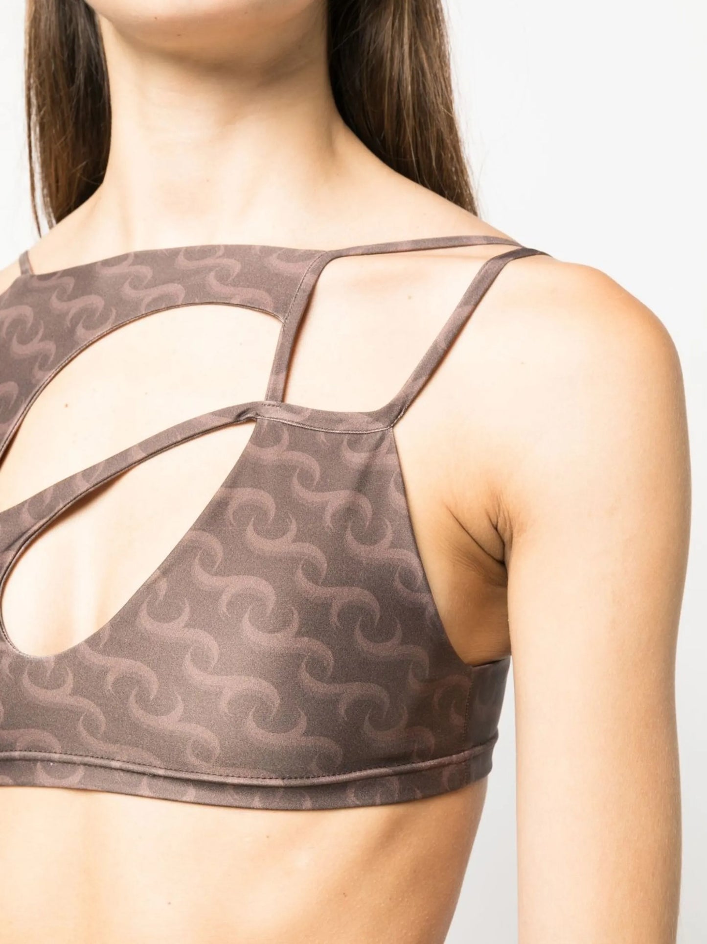 asymmetric cropped top