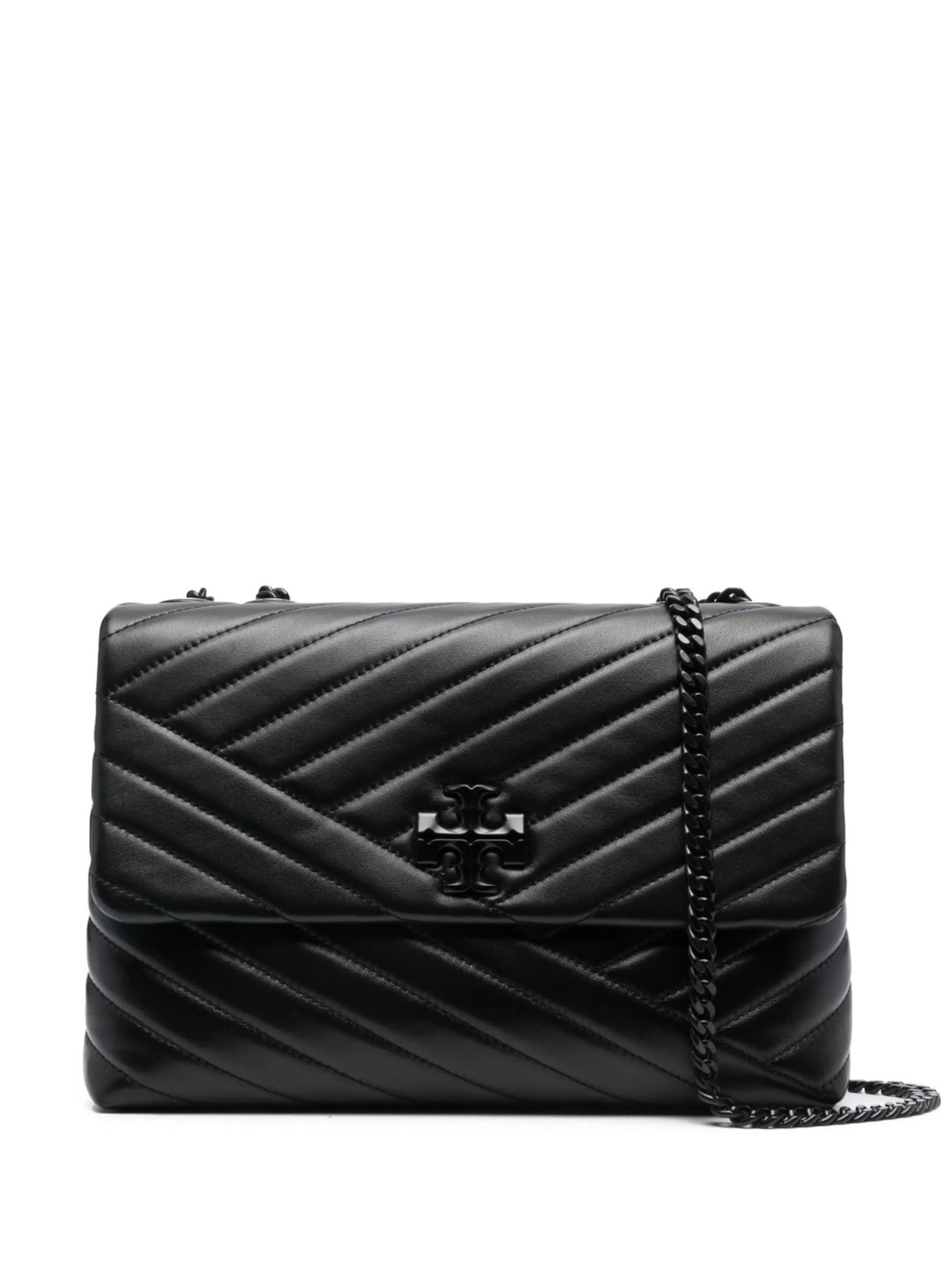 Kira Chevron Poweder coated convertible shoulder bag