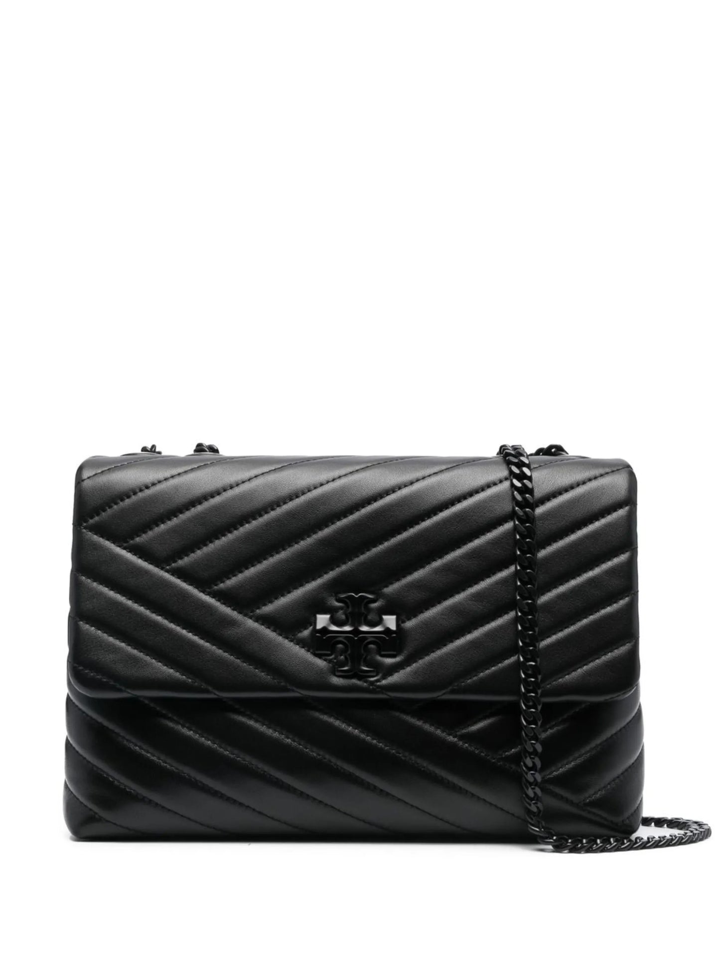 Kira Chevron Poweder coated convertible shoulder bag