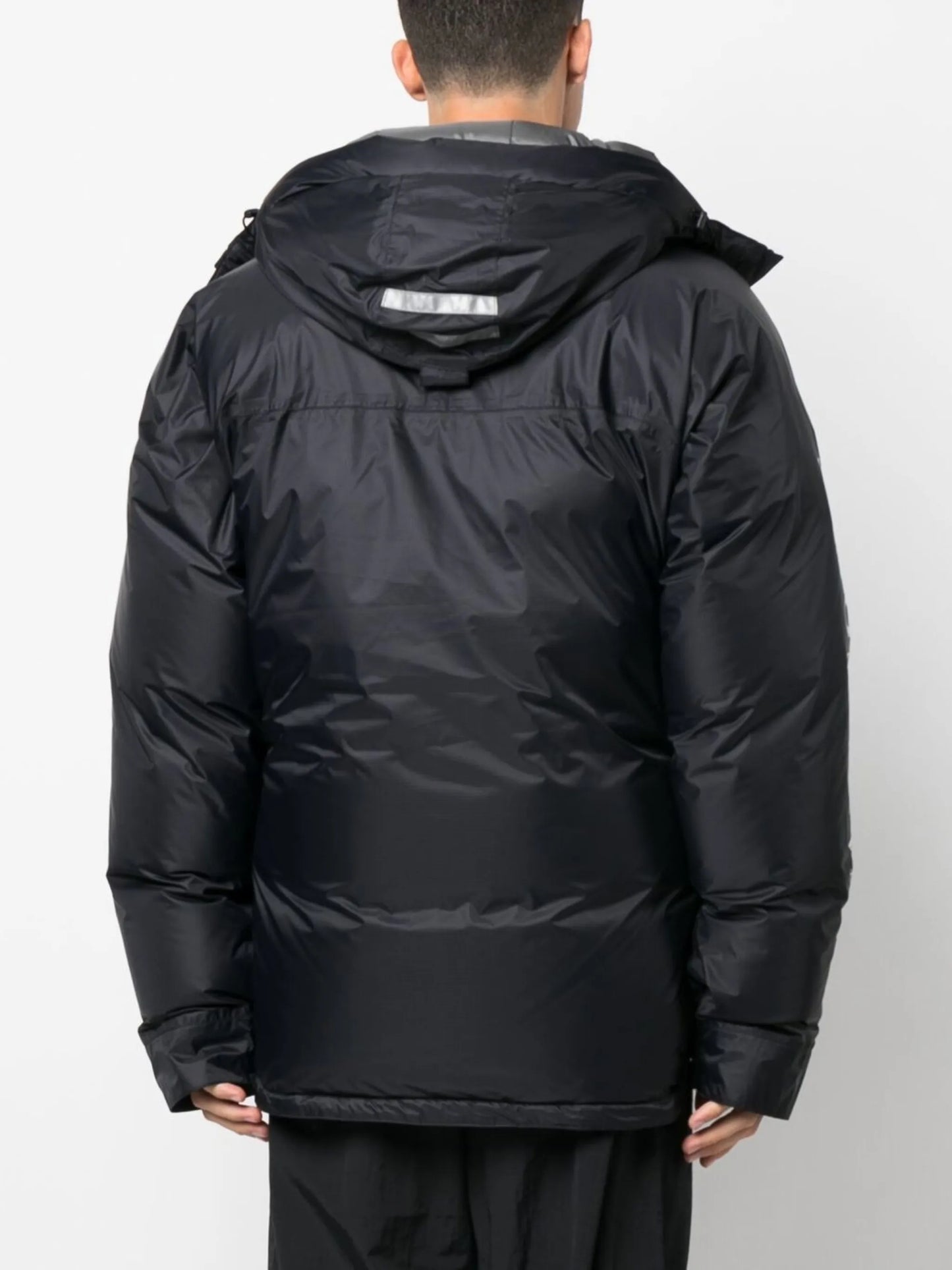 Skreslet hooded down jacket