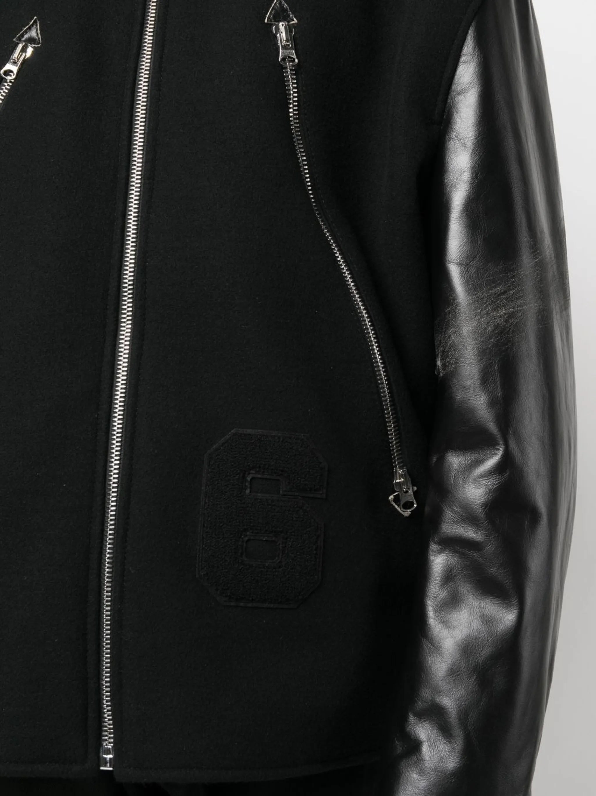 6 panelled bomber jacket