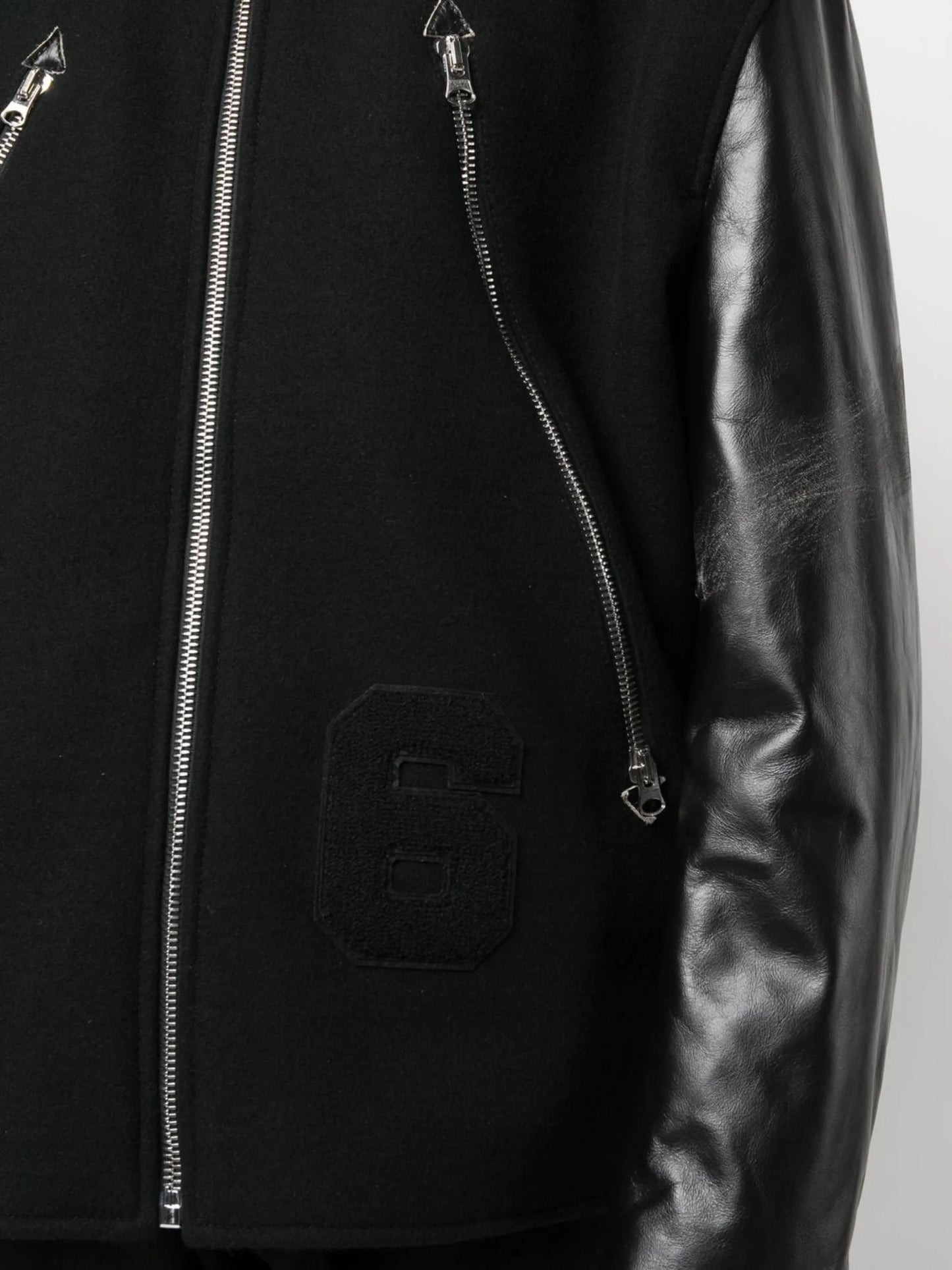 6 panelled bomber jacket