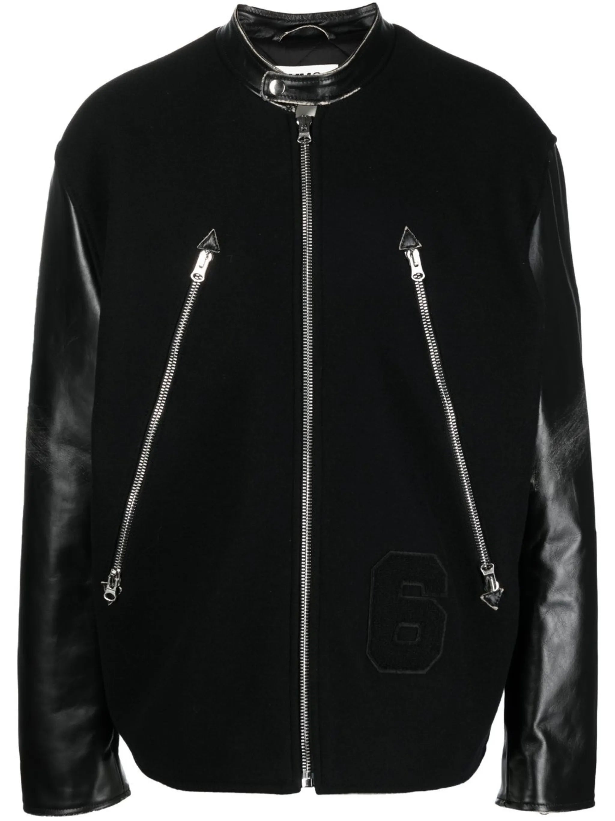 6 panelled bomber jacket