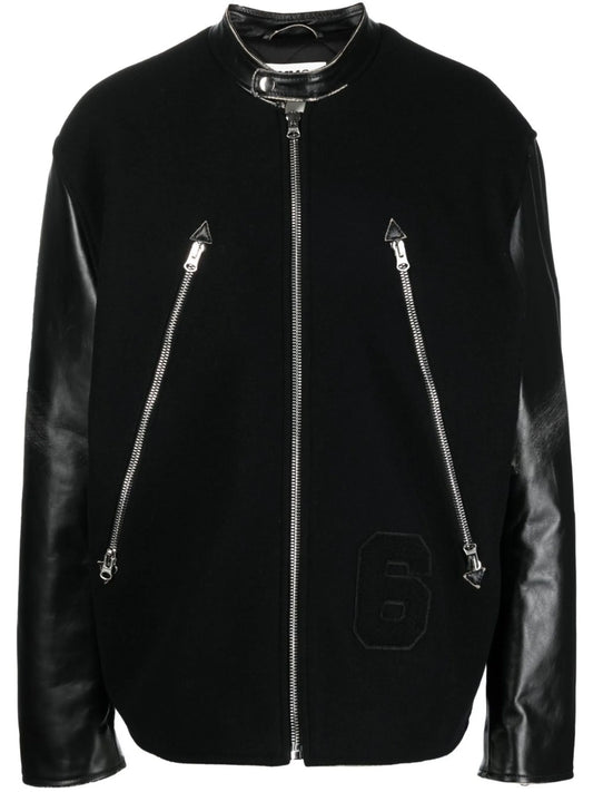6 panelled bomber jacket