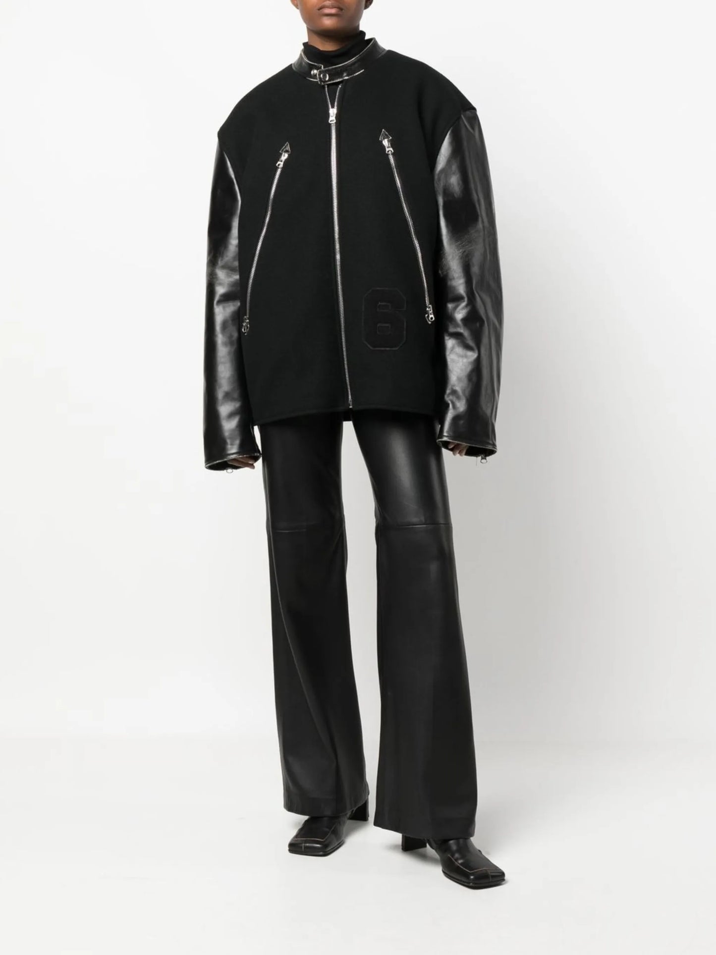 6 panelled bomber jacket