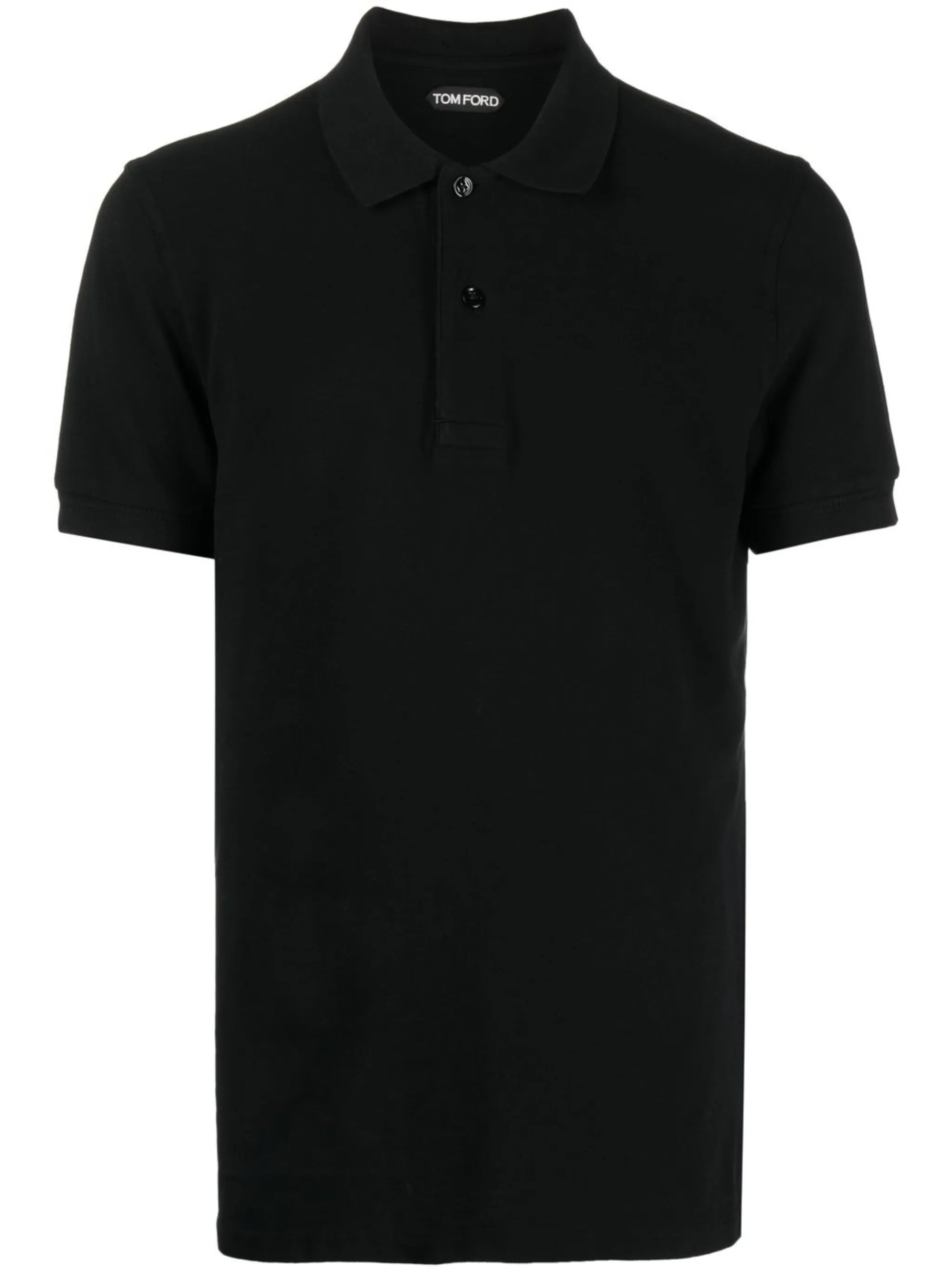 short-sleeve cotton polo shirt