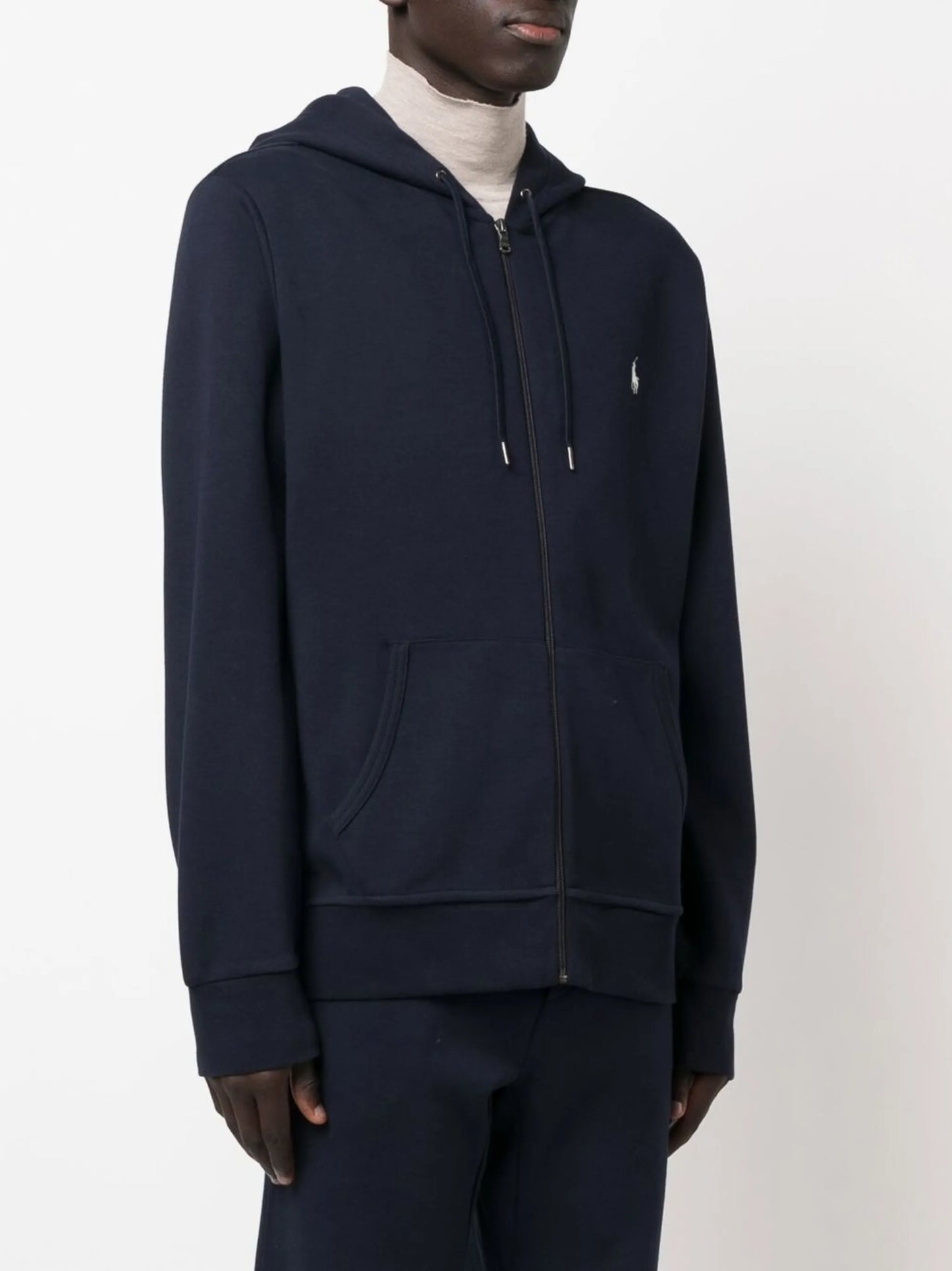 Polo zip-up hoodie