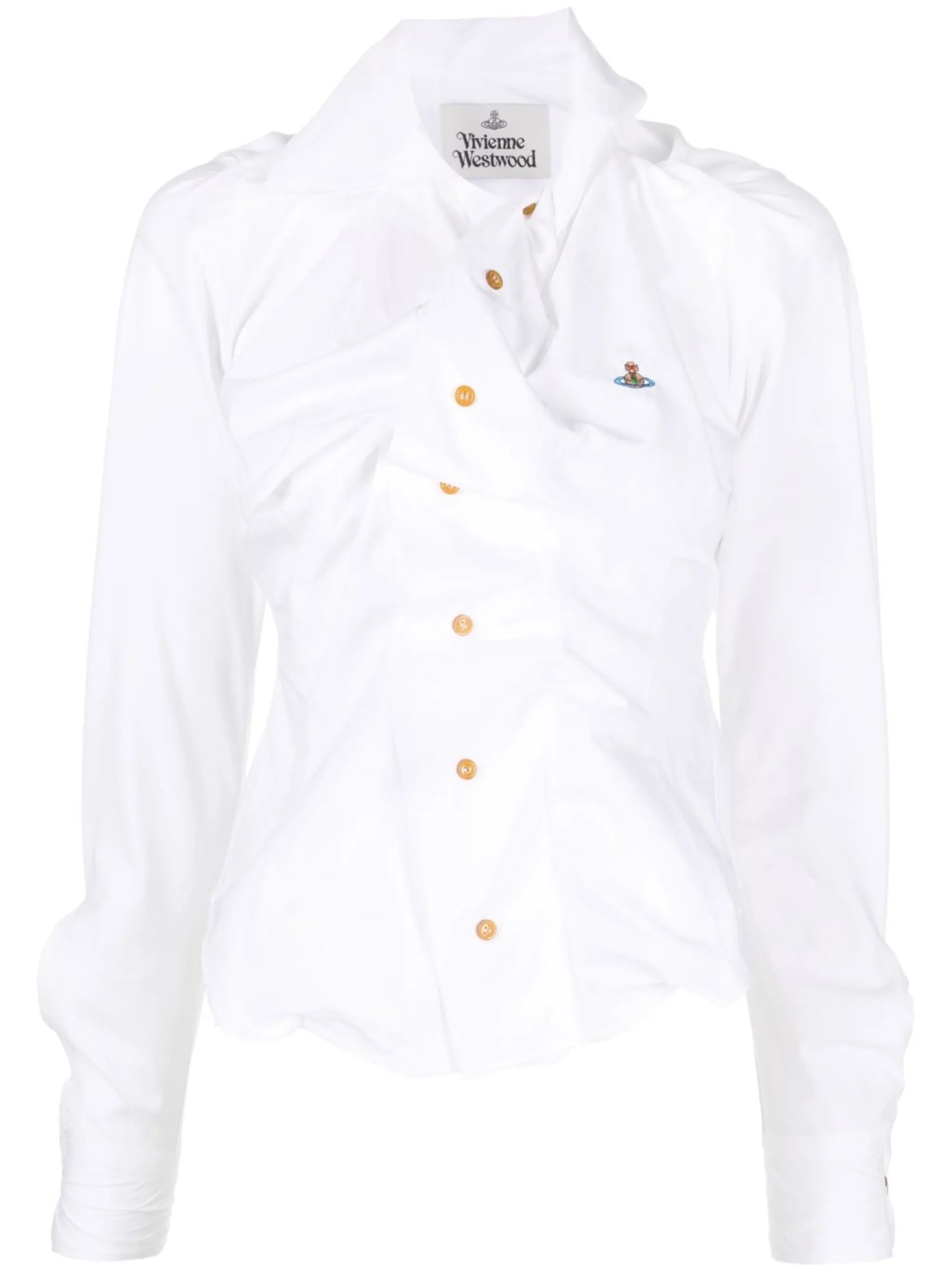 Drunken asymmetric shirt