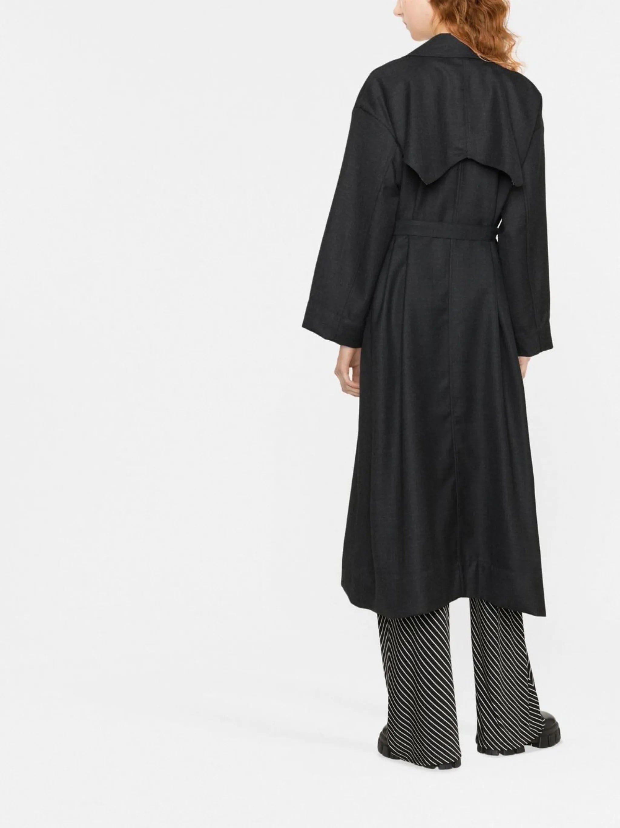 twill trench coat