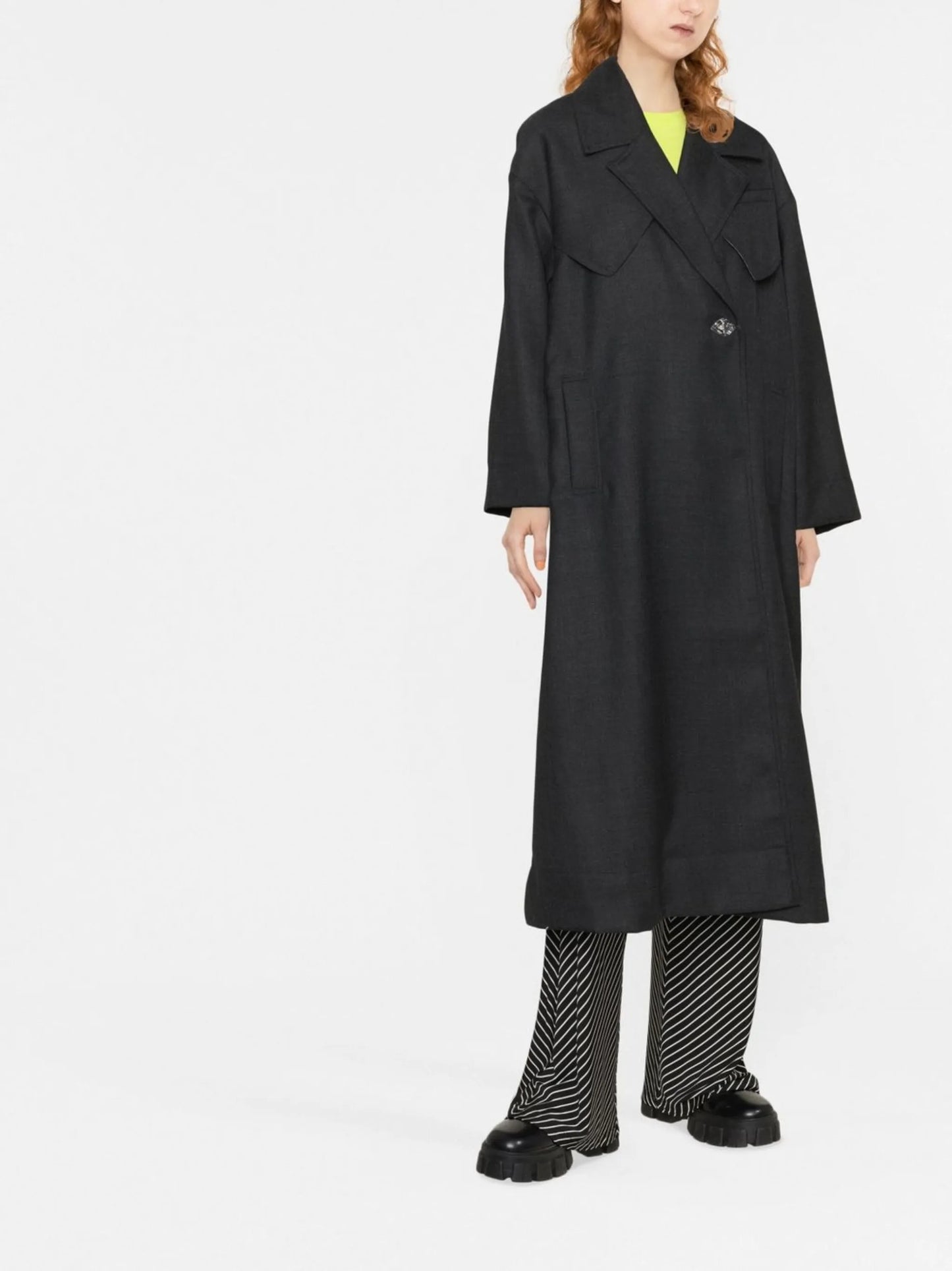 twill trench coat