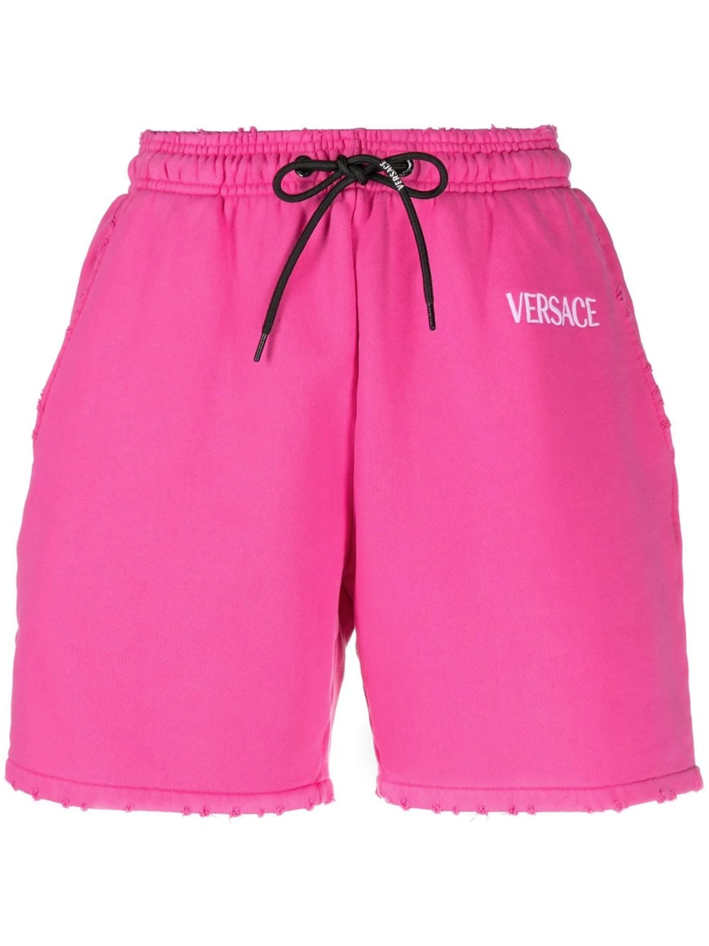 drawstring logo shorts