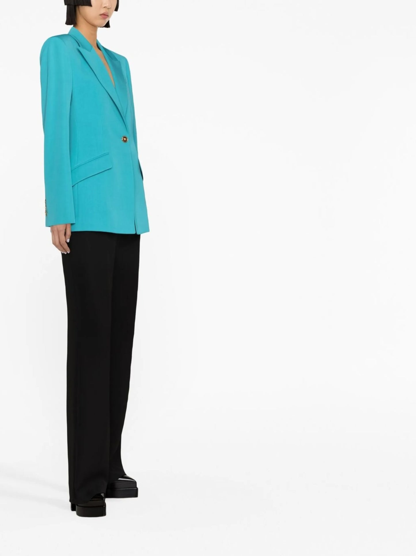 single-breasted blazer