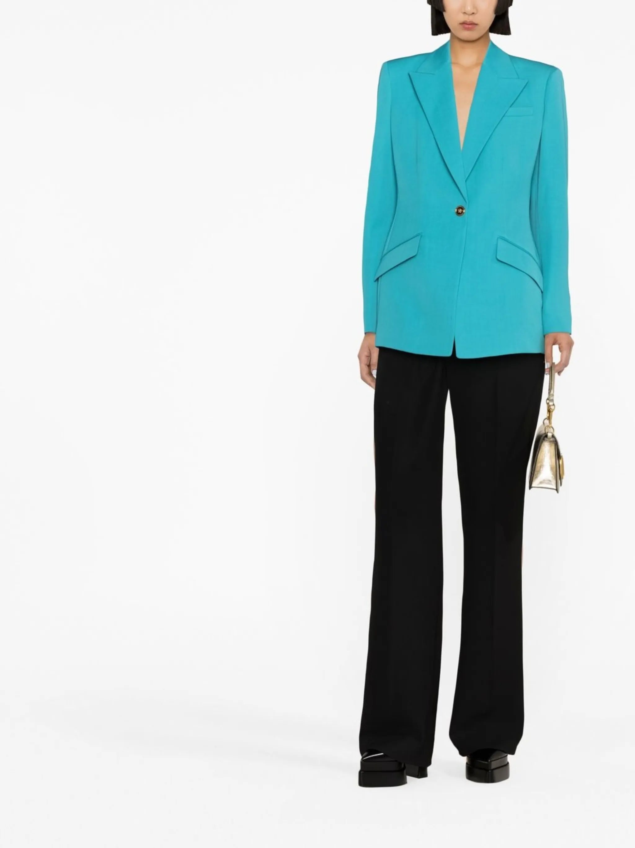 single-breasted blazer