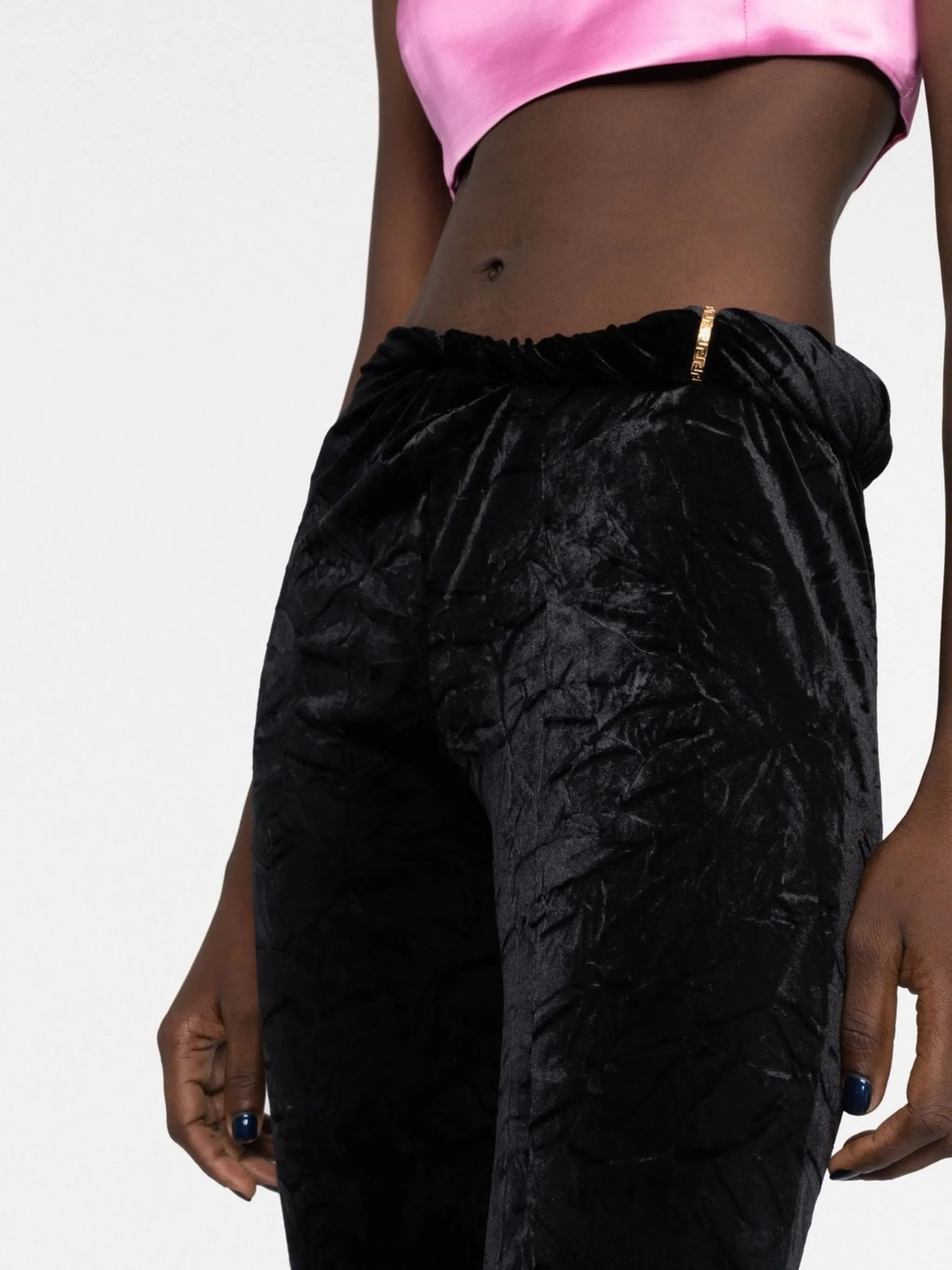 flared velvet trousers