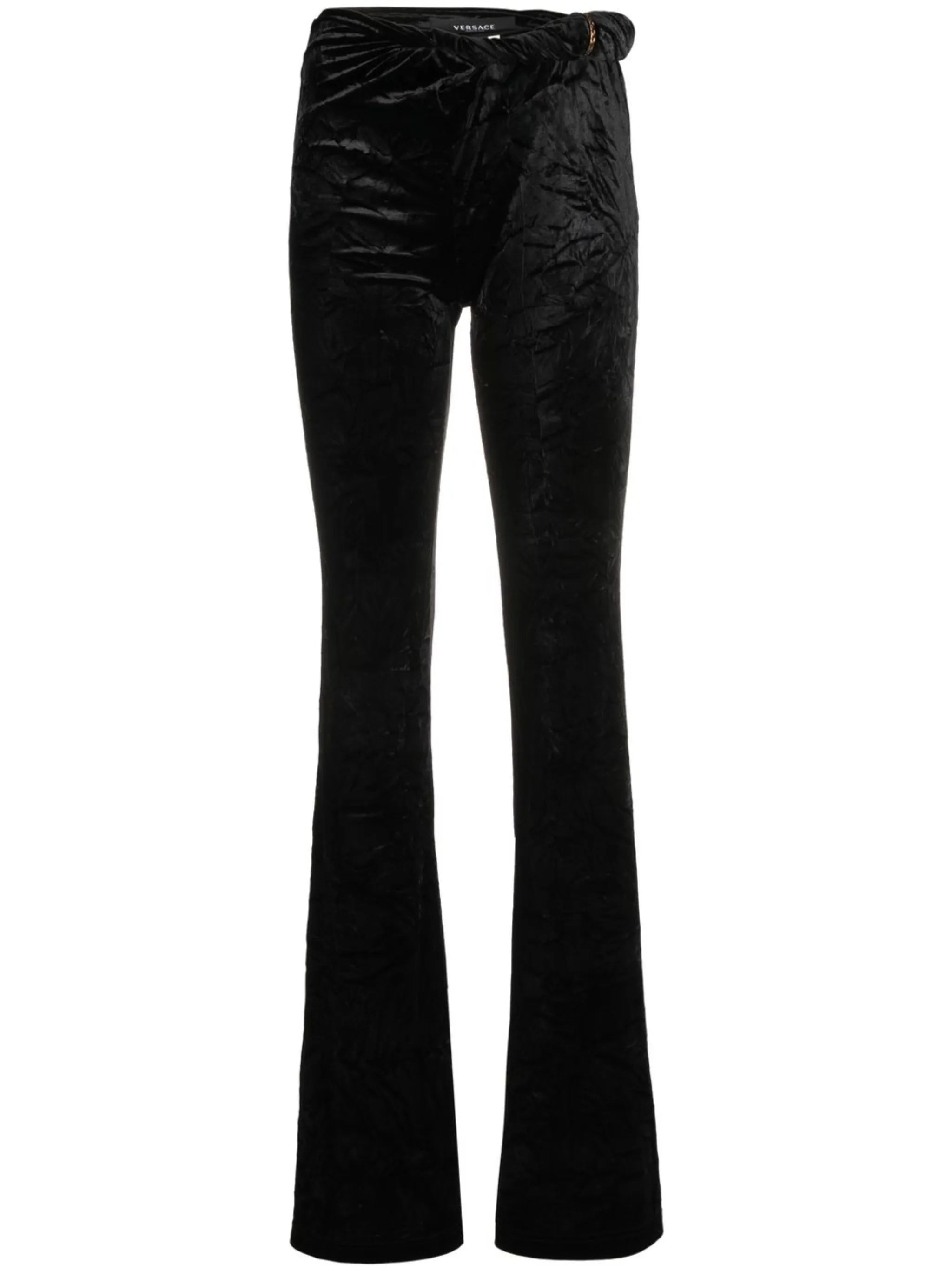 flared velvet trousers