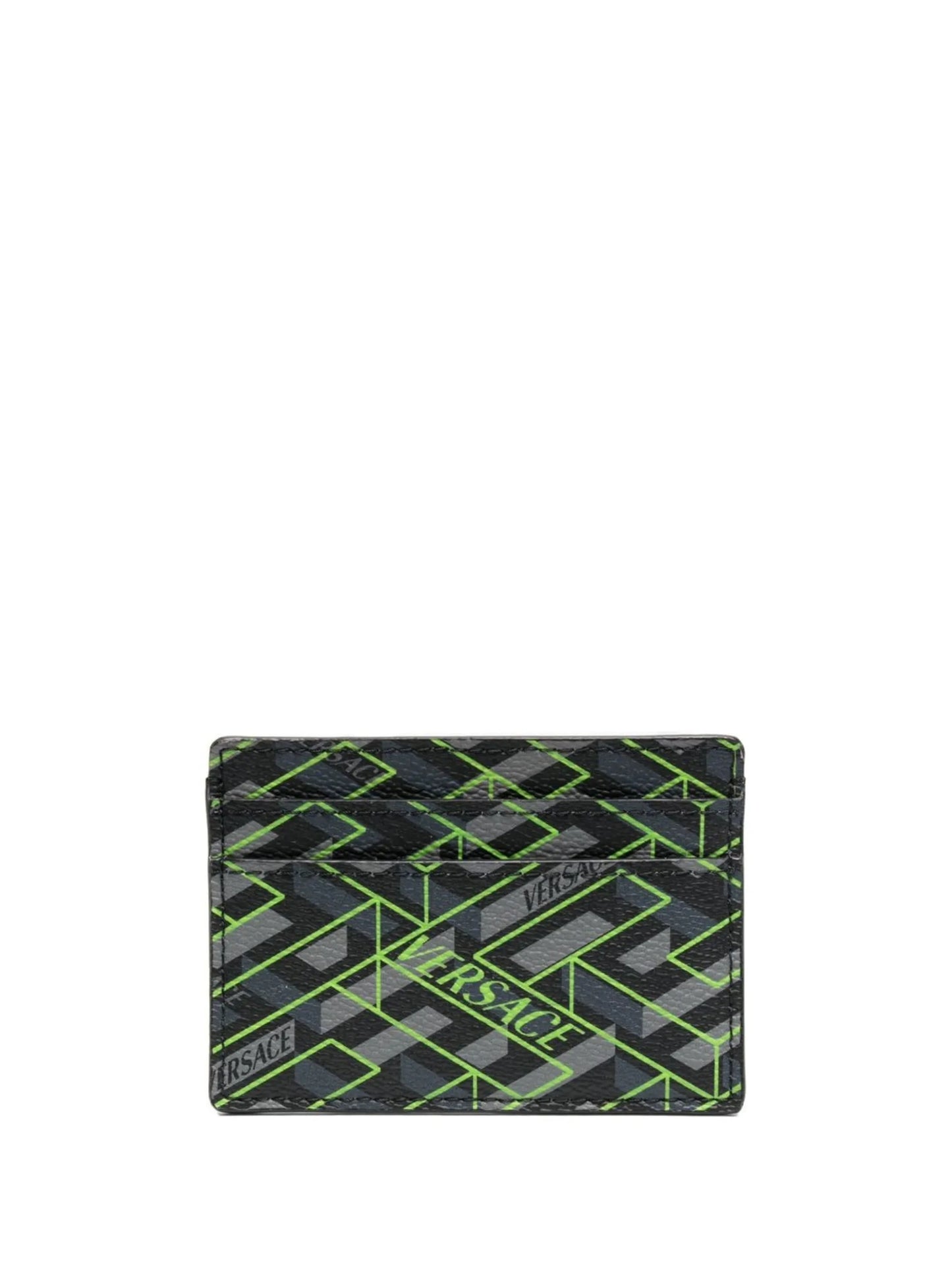 maze-print cardholder