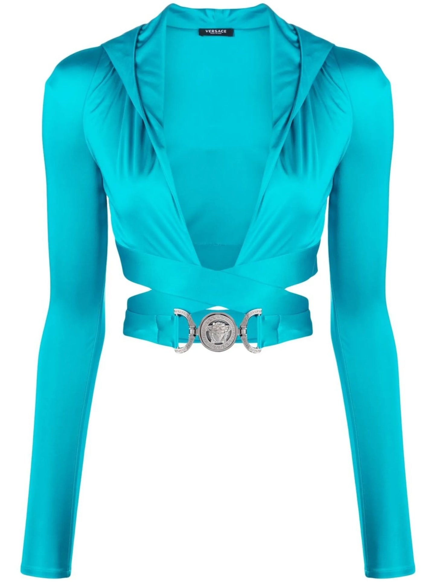 Medusa Biggie crop hoodie