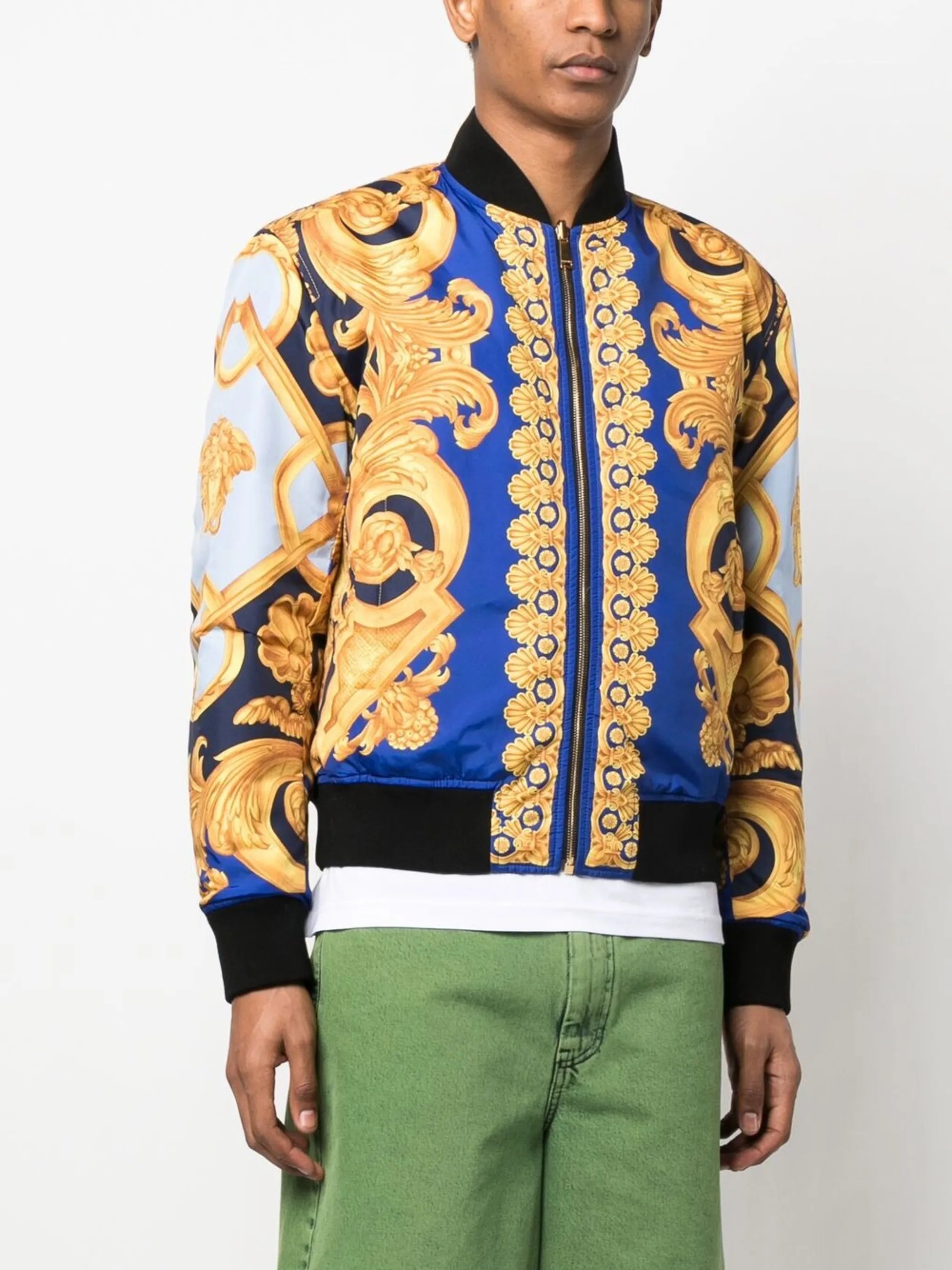 Barocco 660 reversible bomber jacket