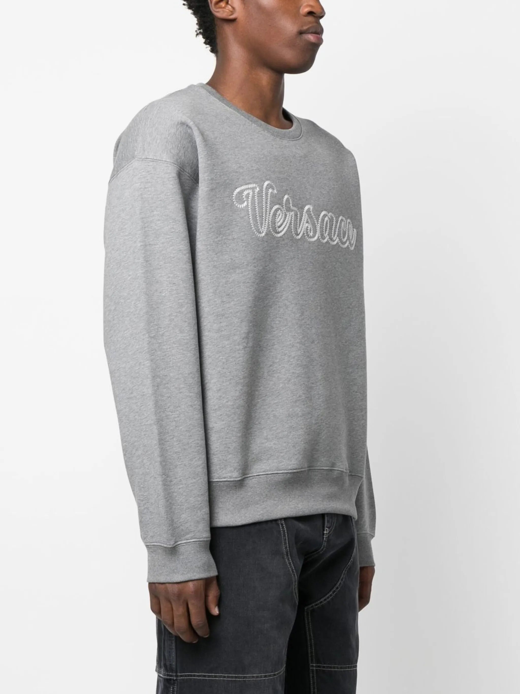 logo-lettering sweatshirt