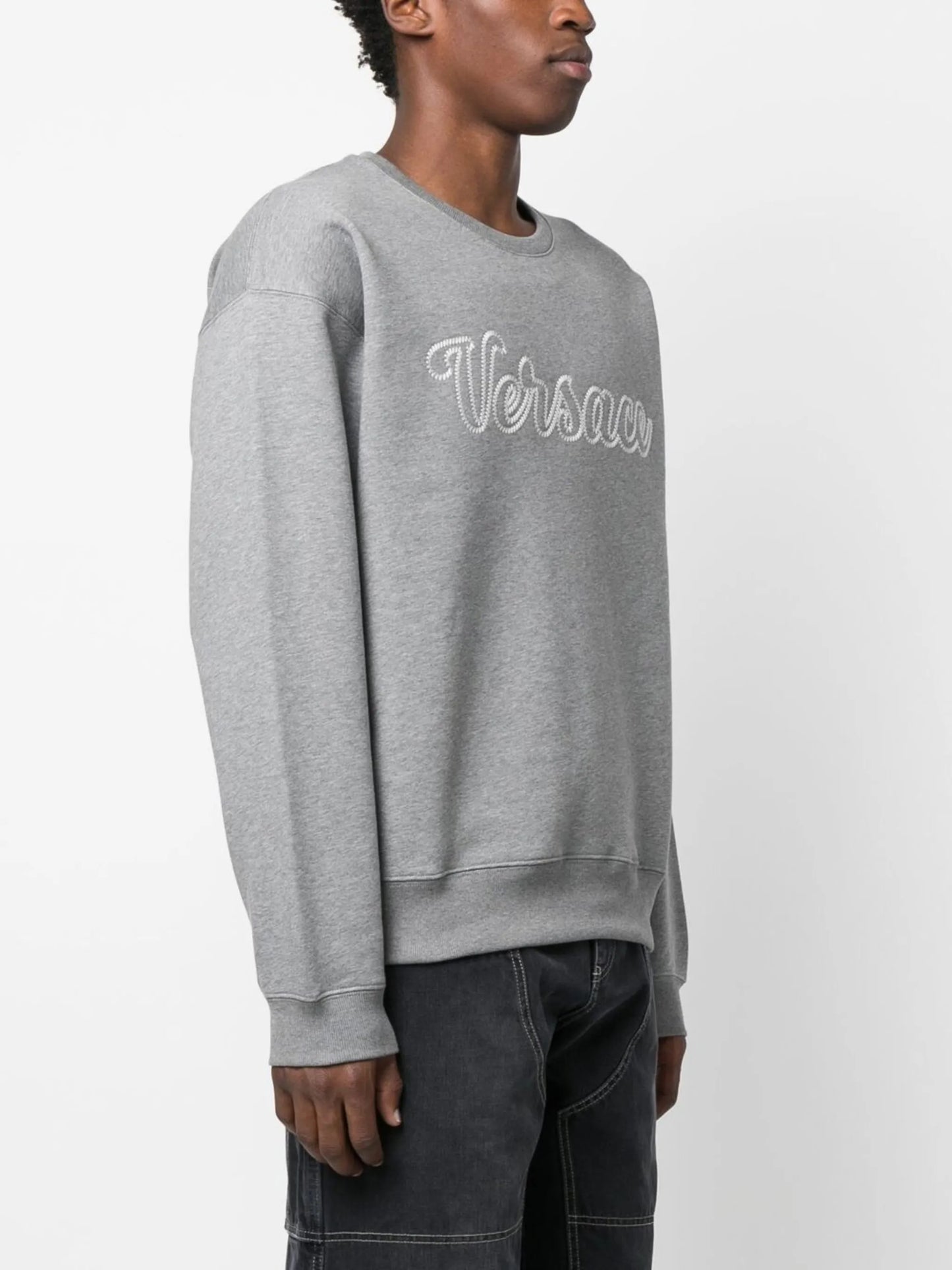 logo-lettering sweatshirt