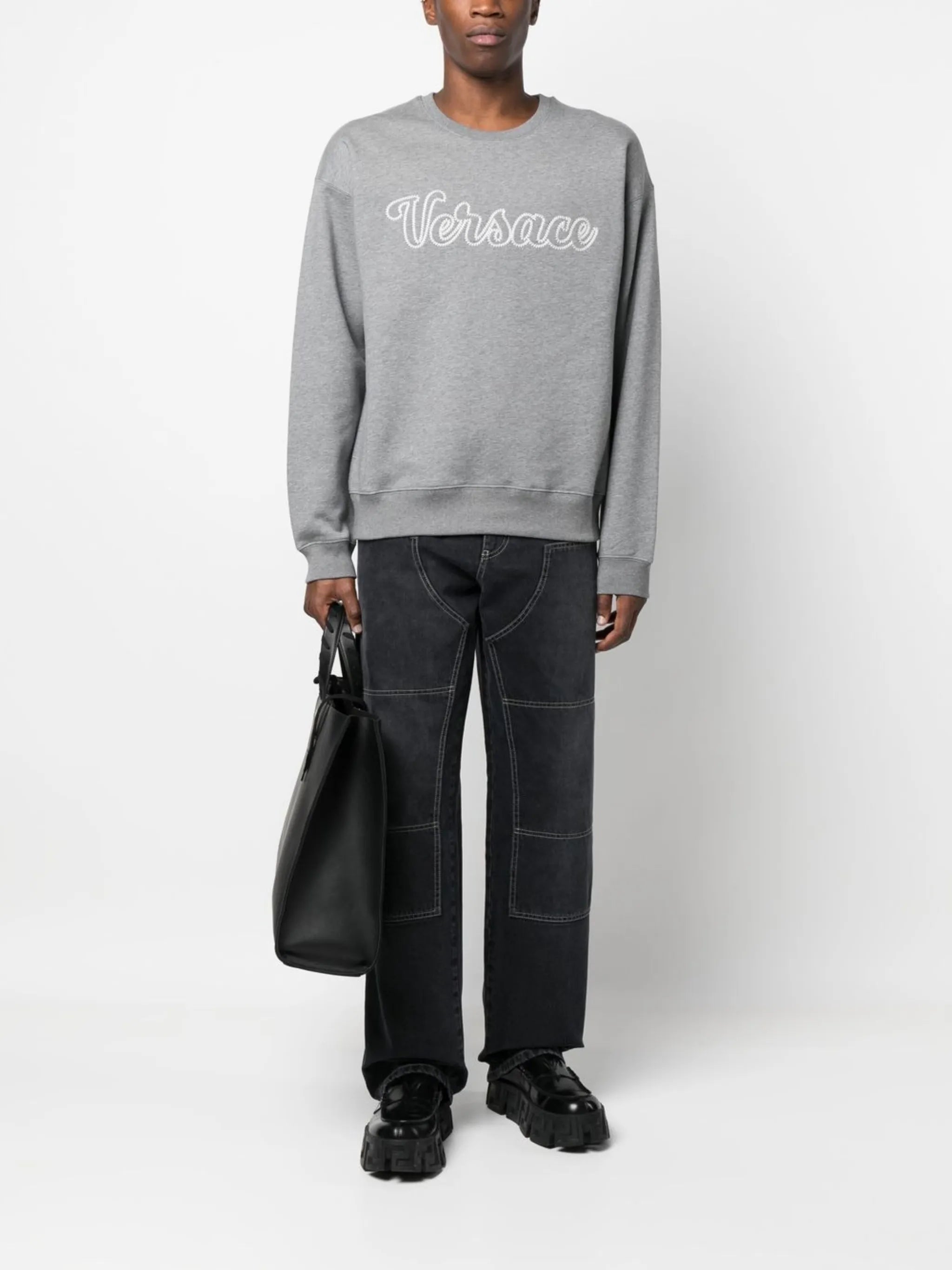 logo-lettering sweatshirt