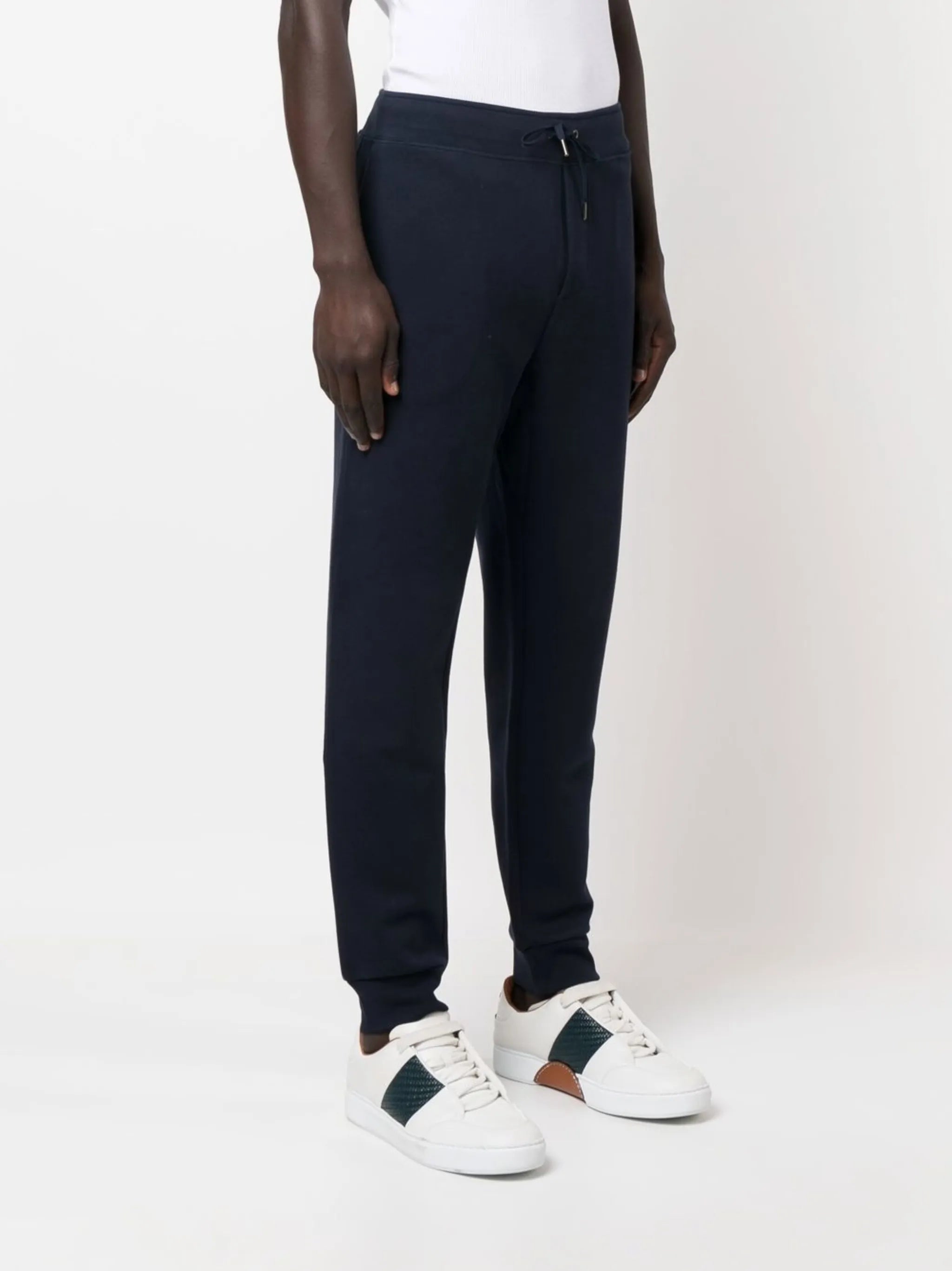 drawstring-waistband track pants